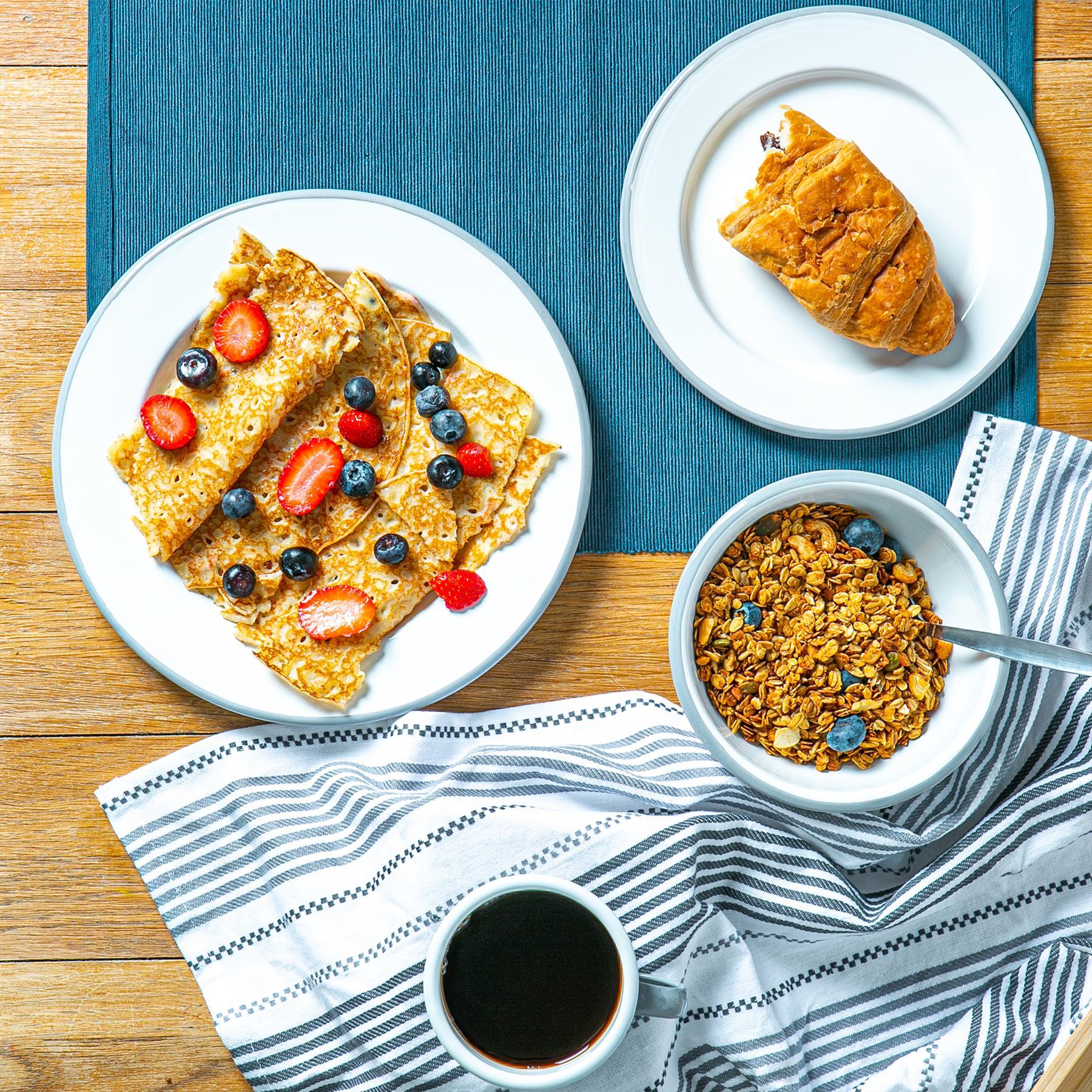 White Enamel Side Plate - 20cm - Grey