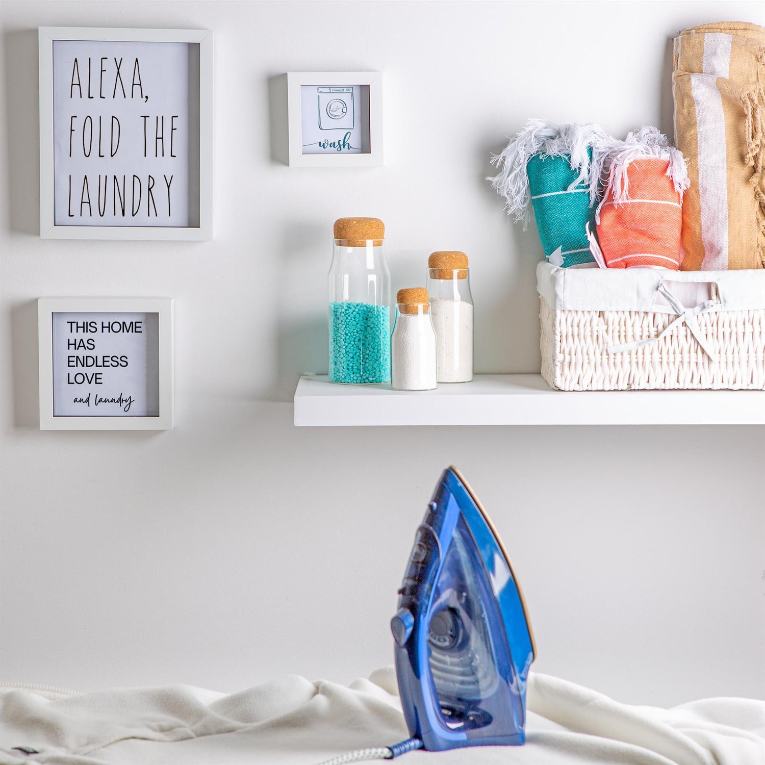 Glass Storage Bottle with Cork Lid - 720ml
