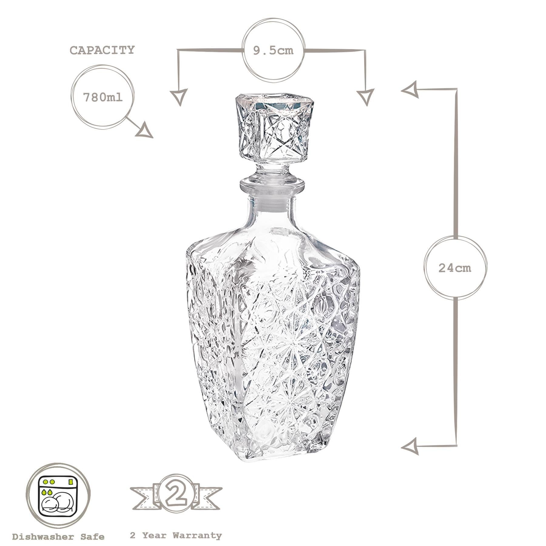 Dedalo Whisky Decanter - 780ml