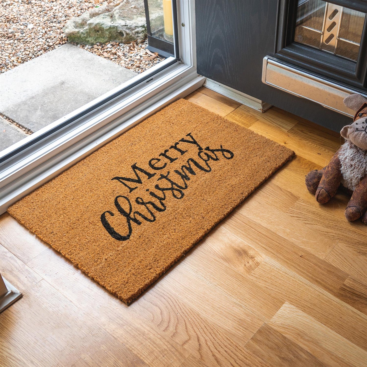 Nicola Spring Christmas Door Mat - 60 x 40cm - Merry Christmas Interior Doorstep