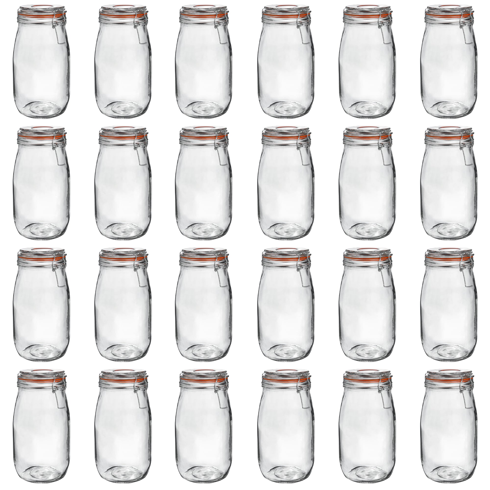 Argon Tableware Glass Storage Jar - 1500ml - Pallet of 420