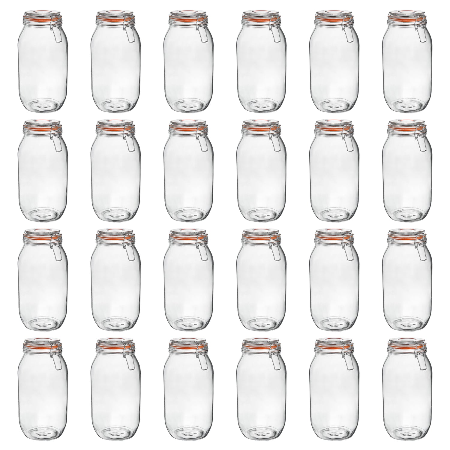 2L Glass Storage Jar - Pallet of 360 - By Argon Tableware