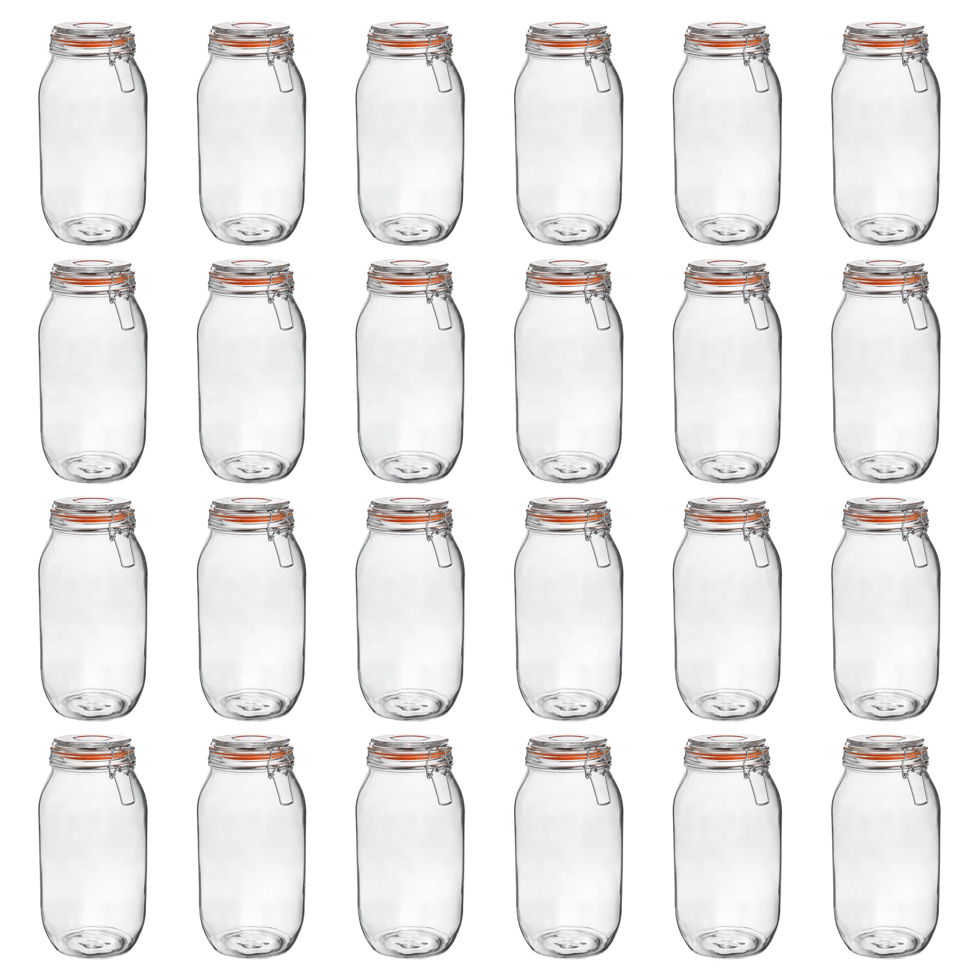 2L Glass Storage Jar - Pallet of 360 - By Argon Tableware