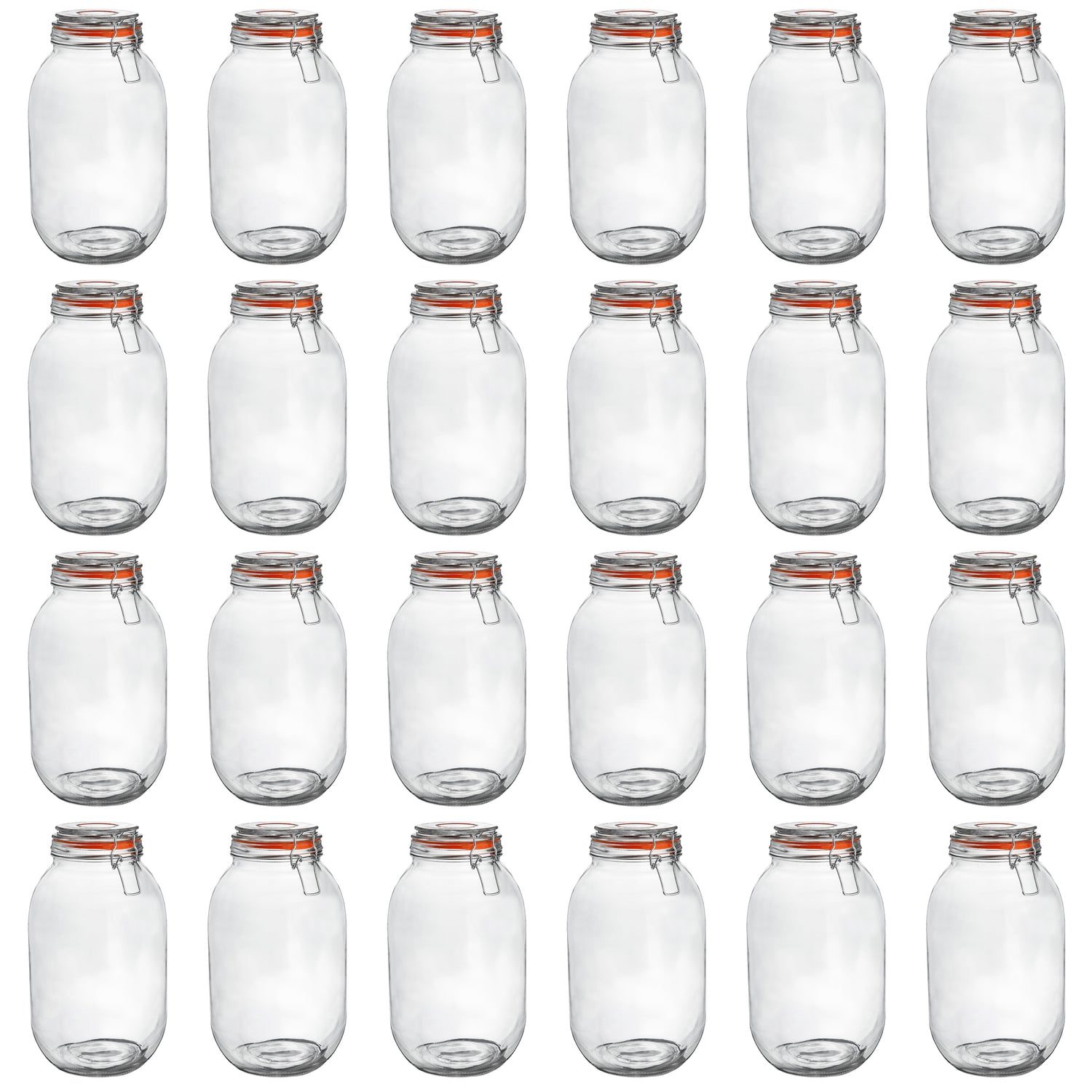 Argon Tableware Glass Storage Jar - 3000ml - Pallet of 216