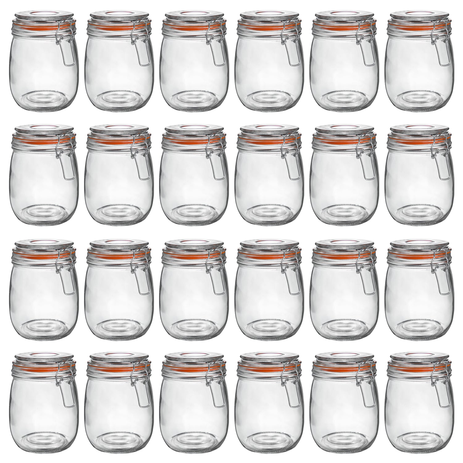 Argon Tableware Glass Storage Jar - 750ml - Pallet of 600