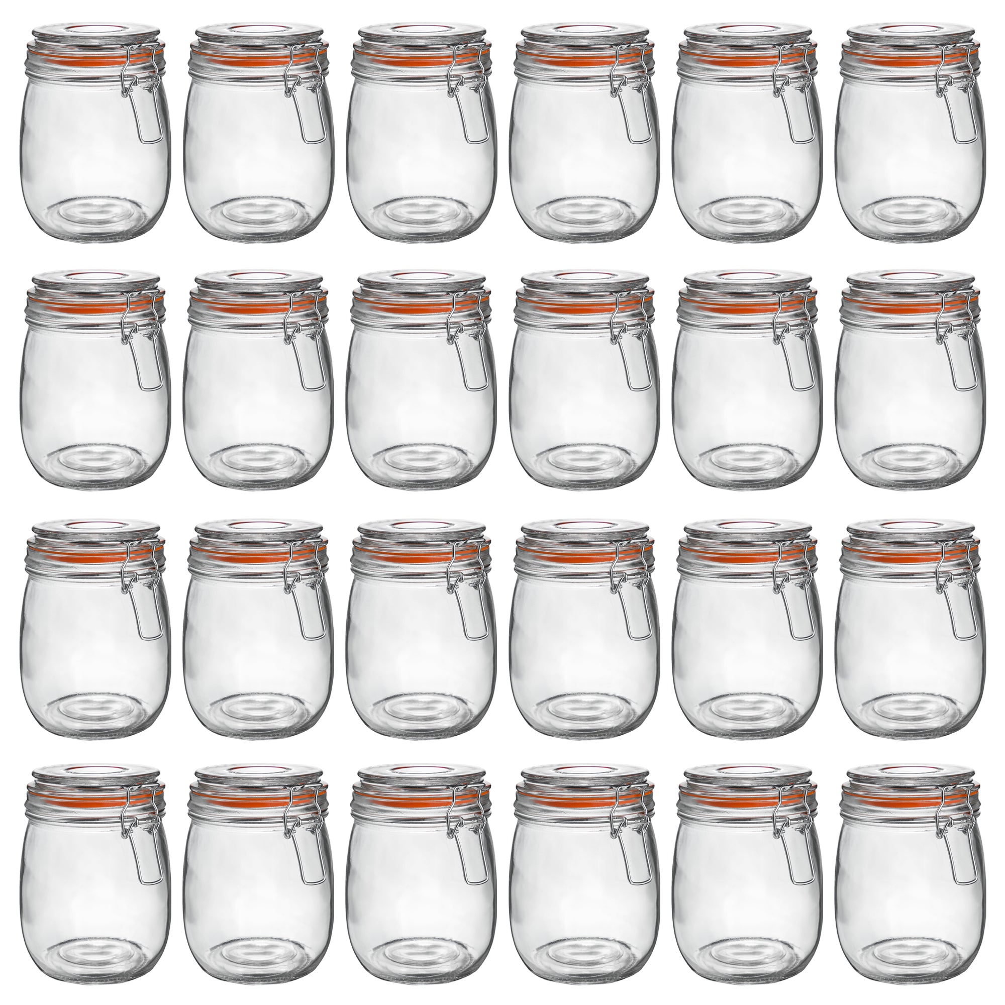 Argon Tableware Glass Storage Jar - 750ml - Pallet of 600