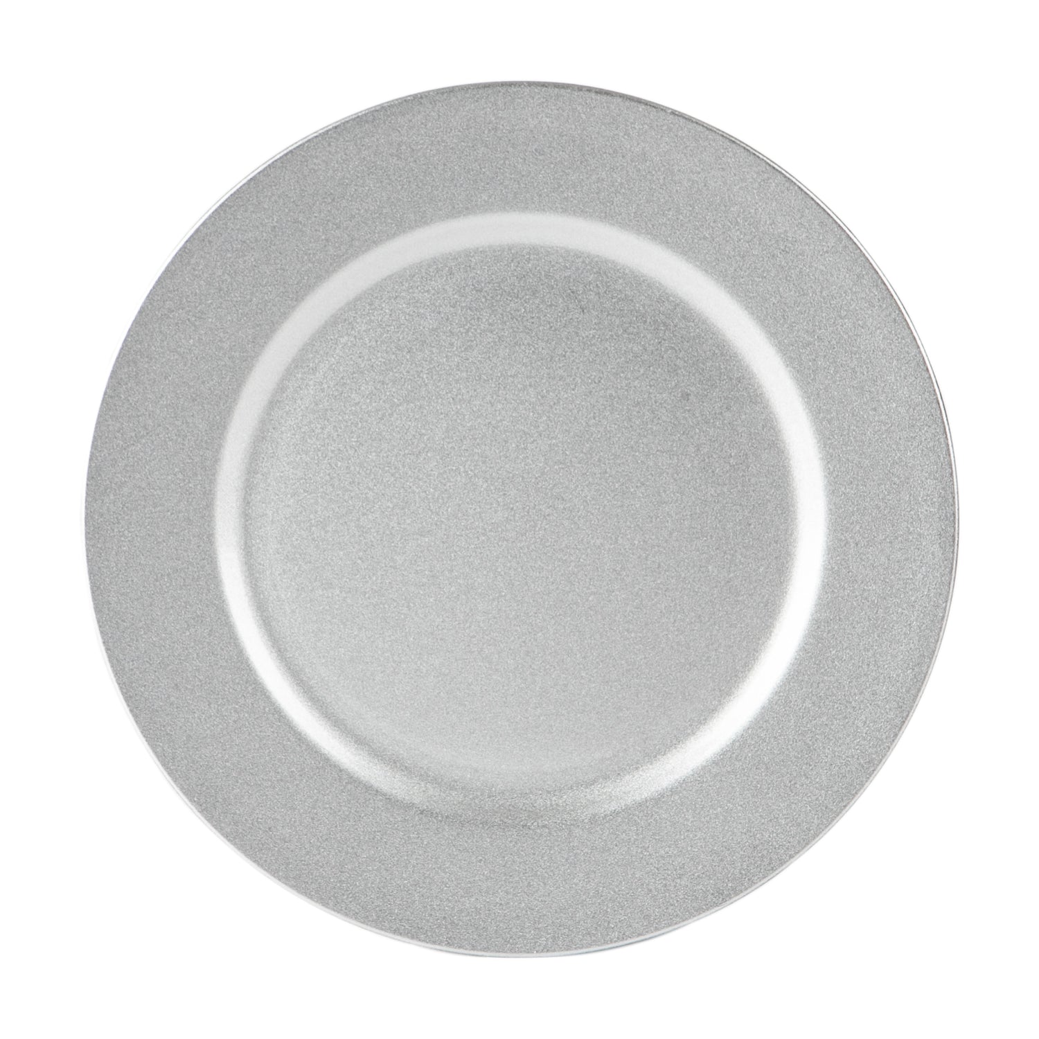 Argon Tableware Single Charger Plate - Decorative Under-plate - 33cm - Silver