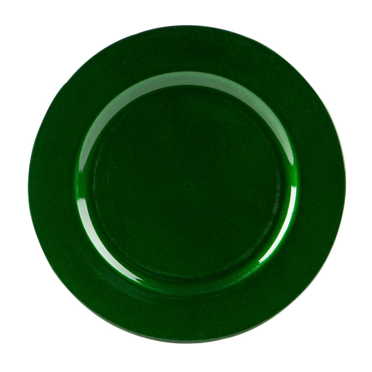 Argon Tableware Metallic Charger Plate - 33cm - Green