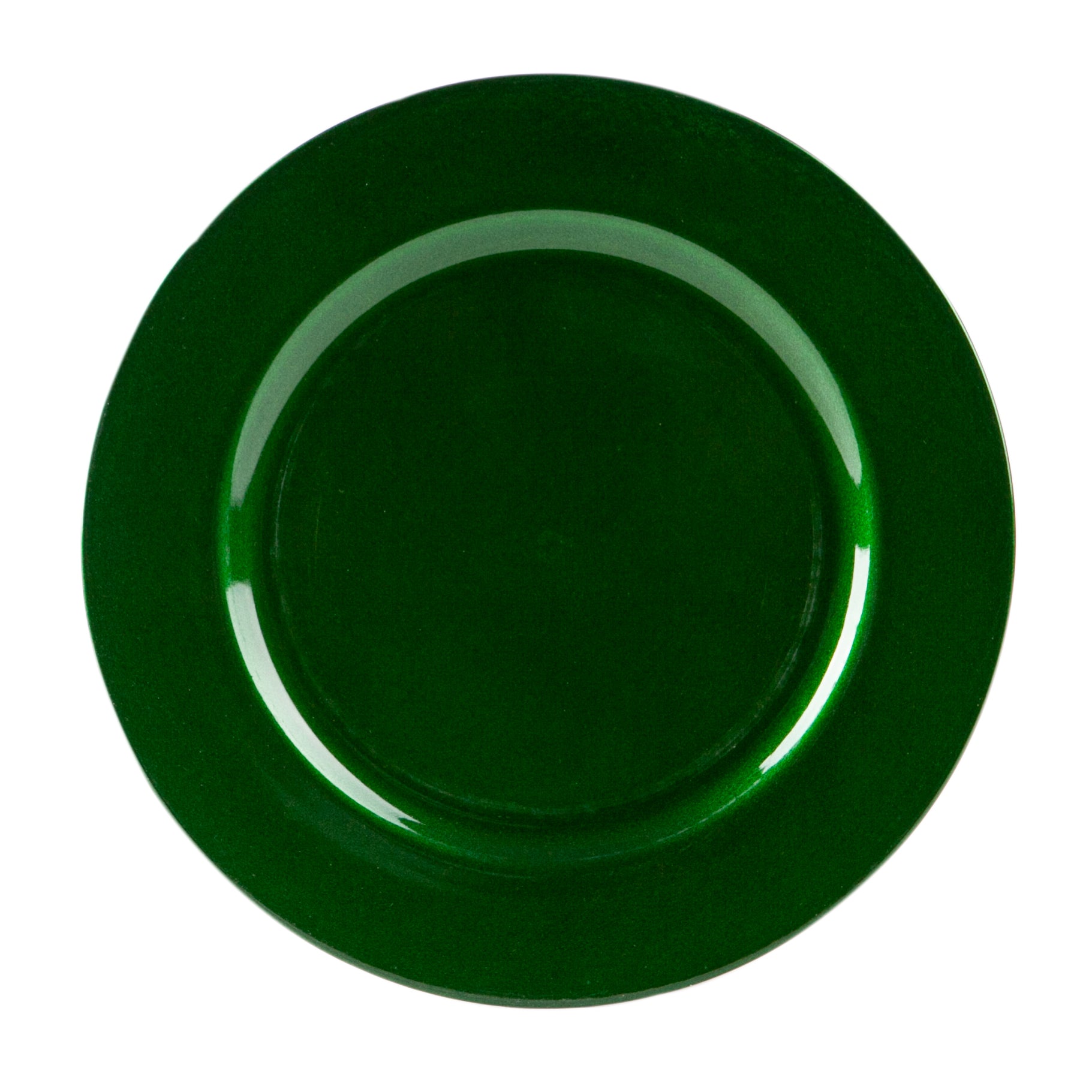 Argon Tableware Metallic Charger Plate - 33cm - Green