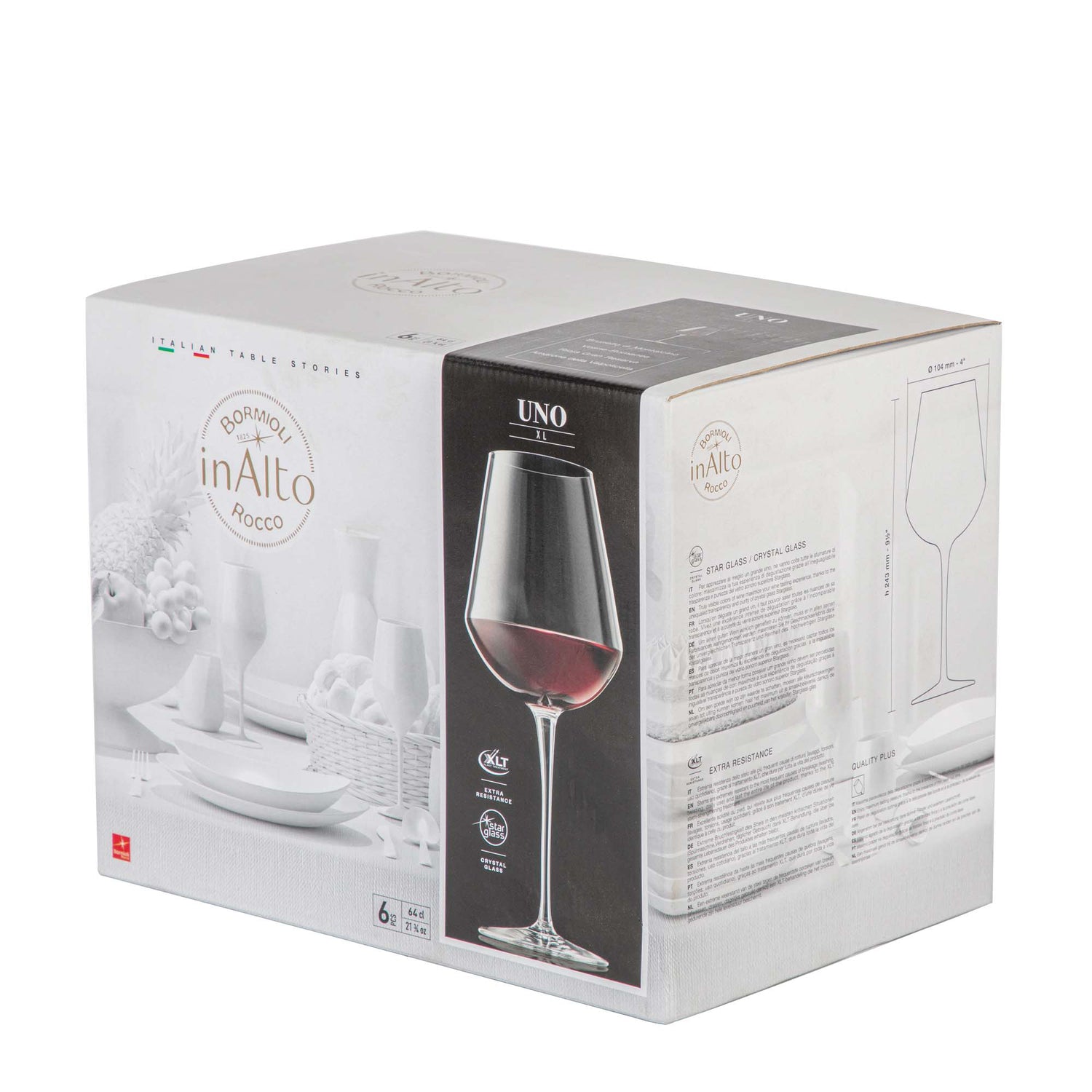 Bormioli Rocco Inalto Uno Extra Large Wine Glass - 640ml