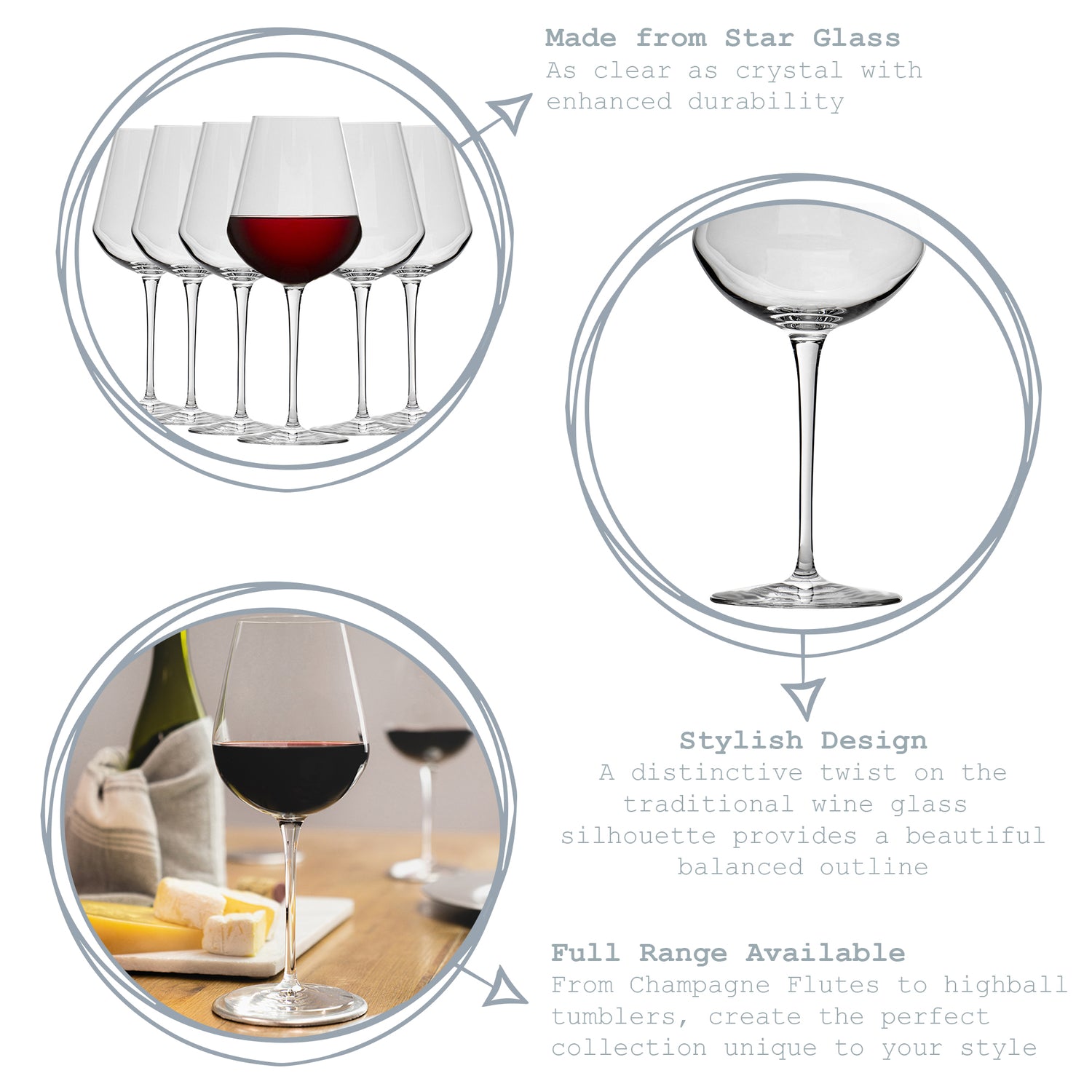 Bormioli Rocco Inalto Uno Extra Large Wine Glass - 640ml