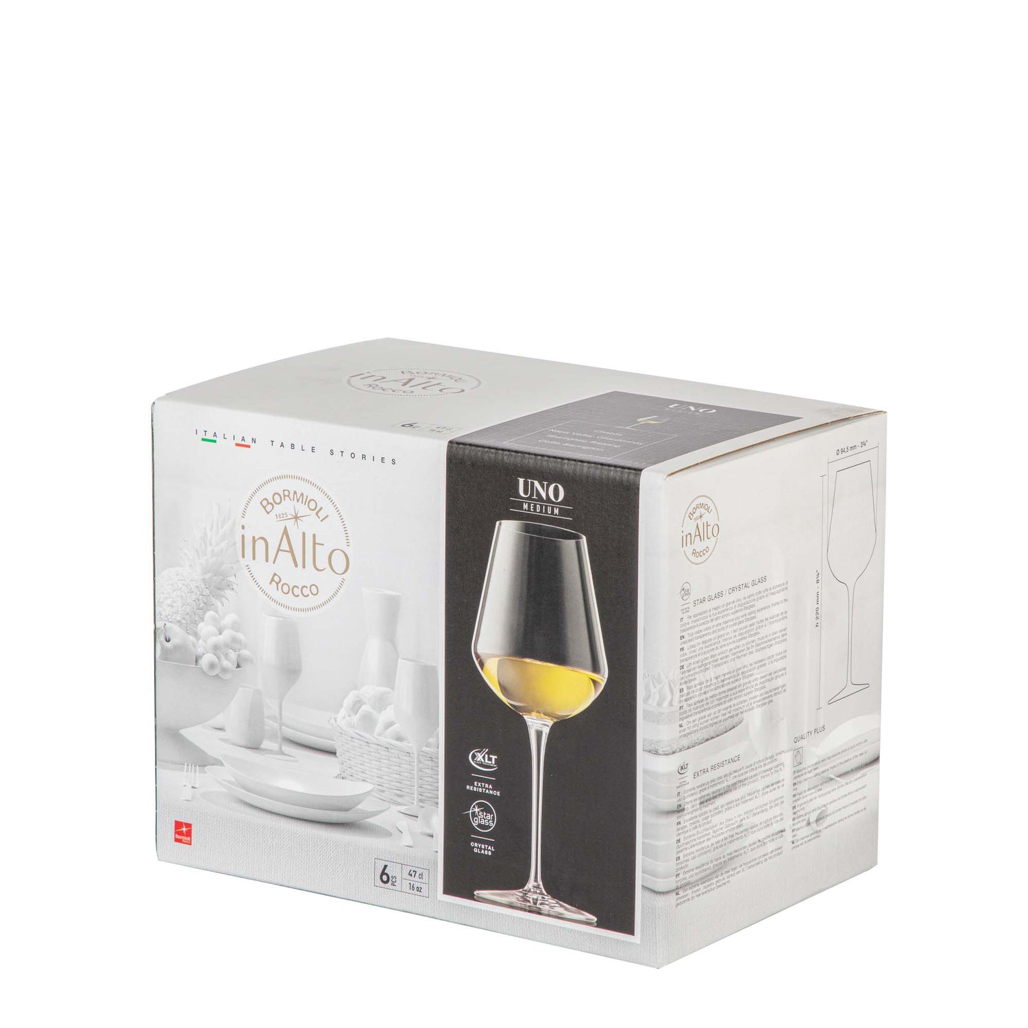 Bormioli Rocco Inalto Uno Medium Wine Glass - 470ml