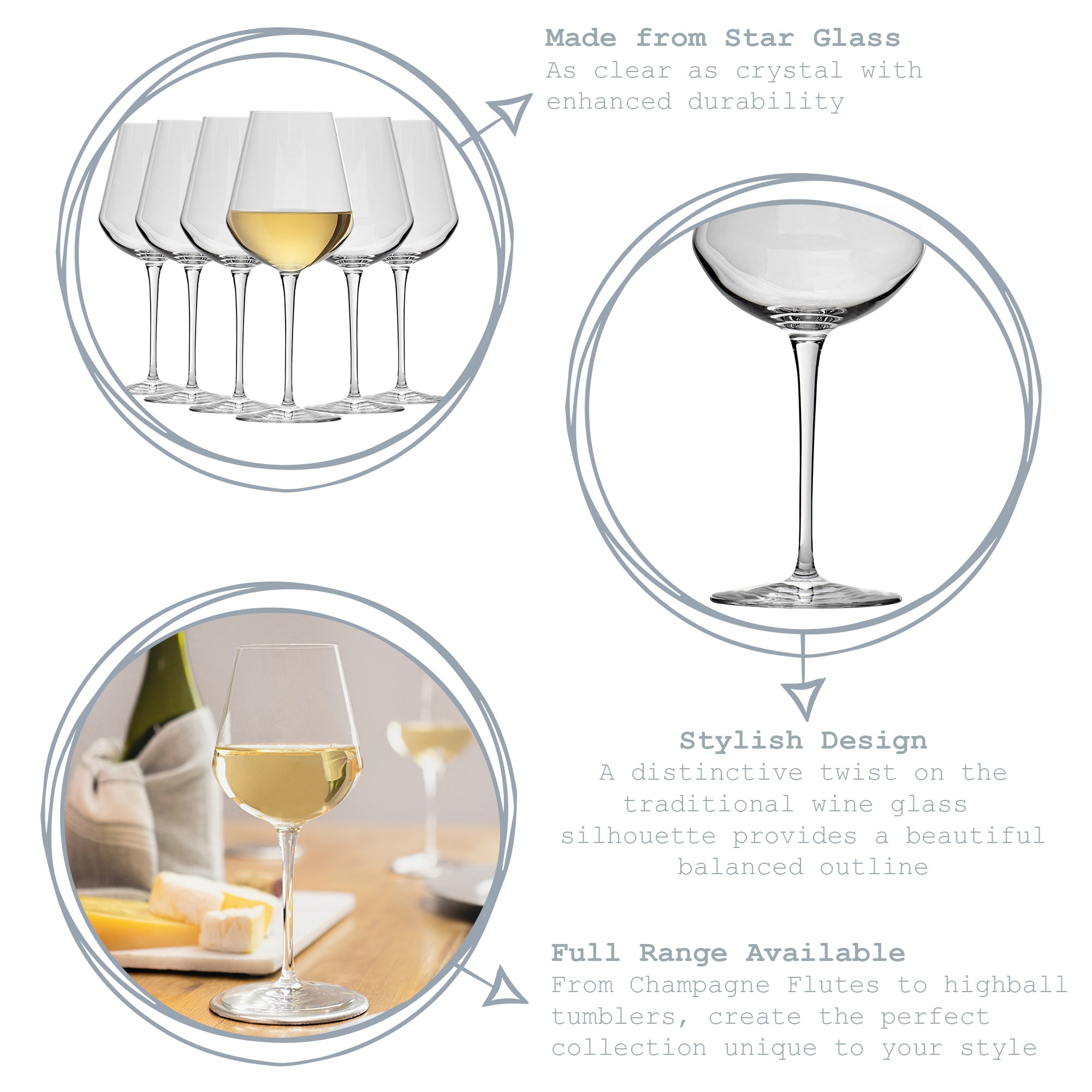 Bormioli Rocco Inalto Uno Medium Wine Glass - 470ml
