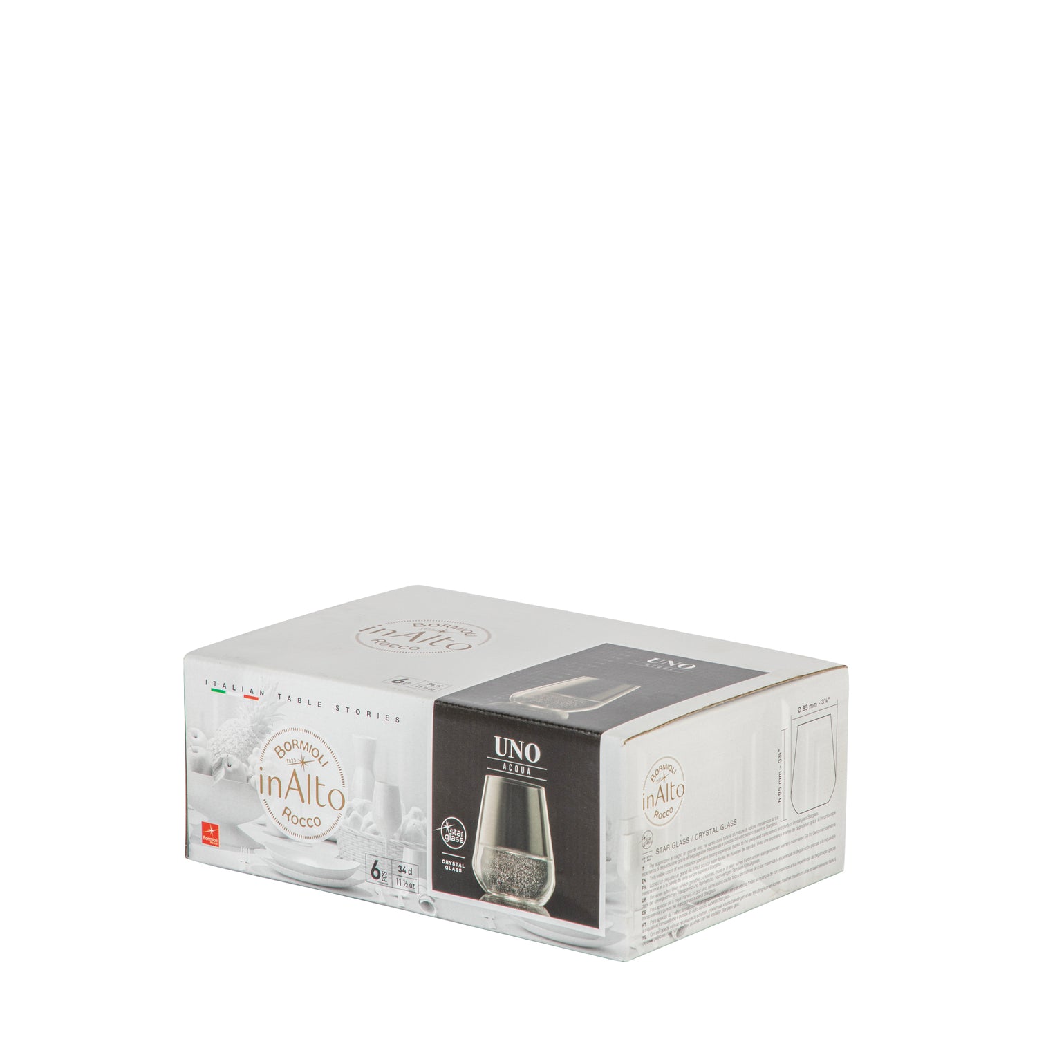 Bormioli Rocco Inalto Uno Double Whiskey / Old Fashioned Tumbler - 350ml