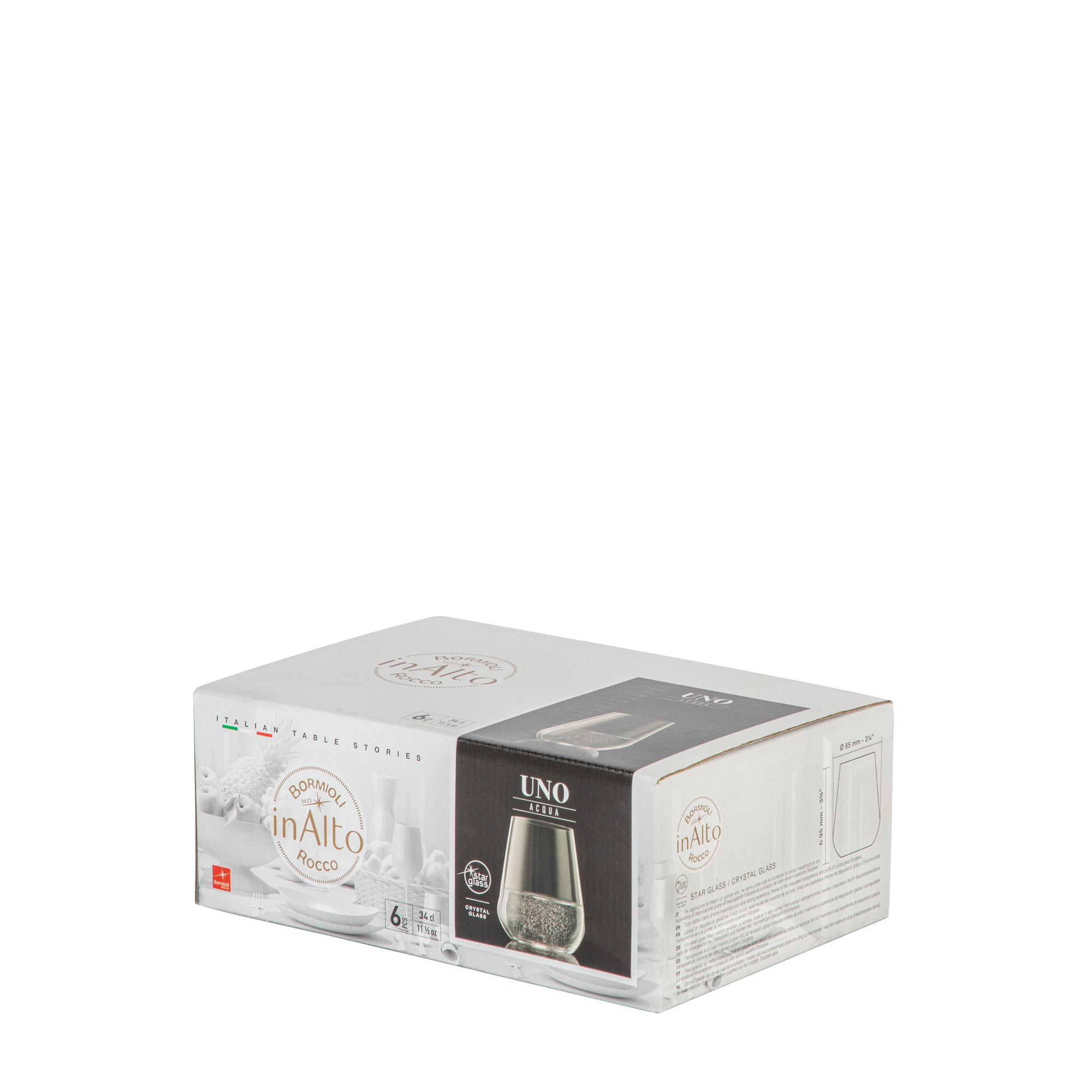 Bormioli Rocco Inalto Uno Double Whiskey / Old Fashioned Tumbler - 350ml