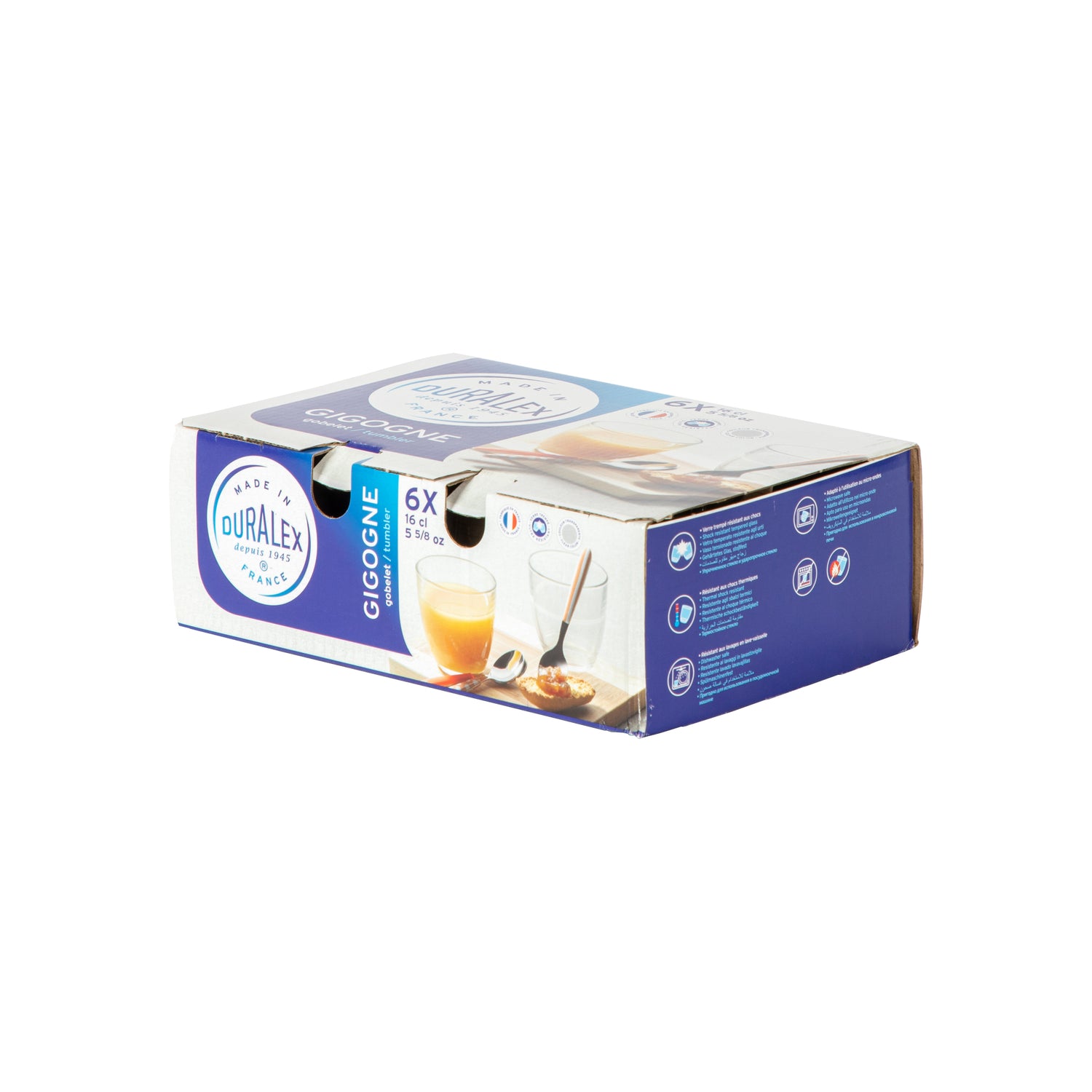 Duralex Gigone Glass Drinking Tumbler - 160ml
