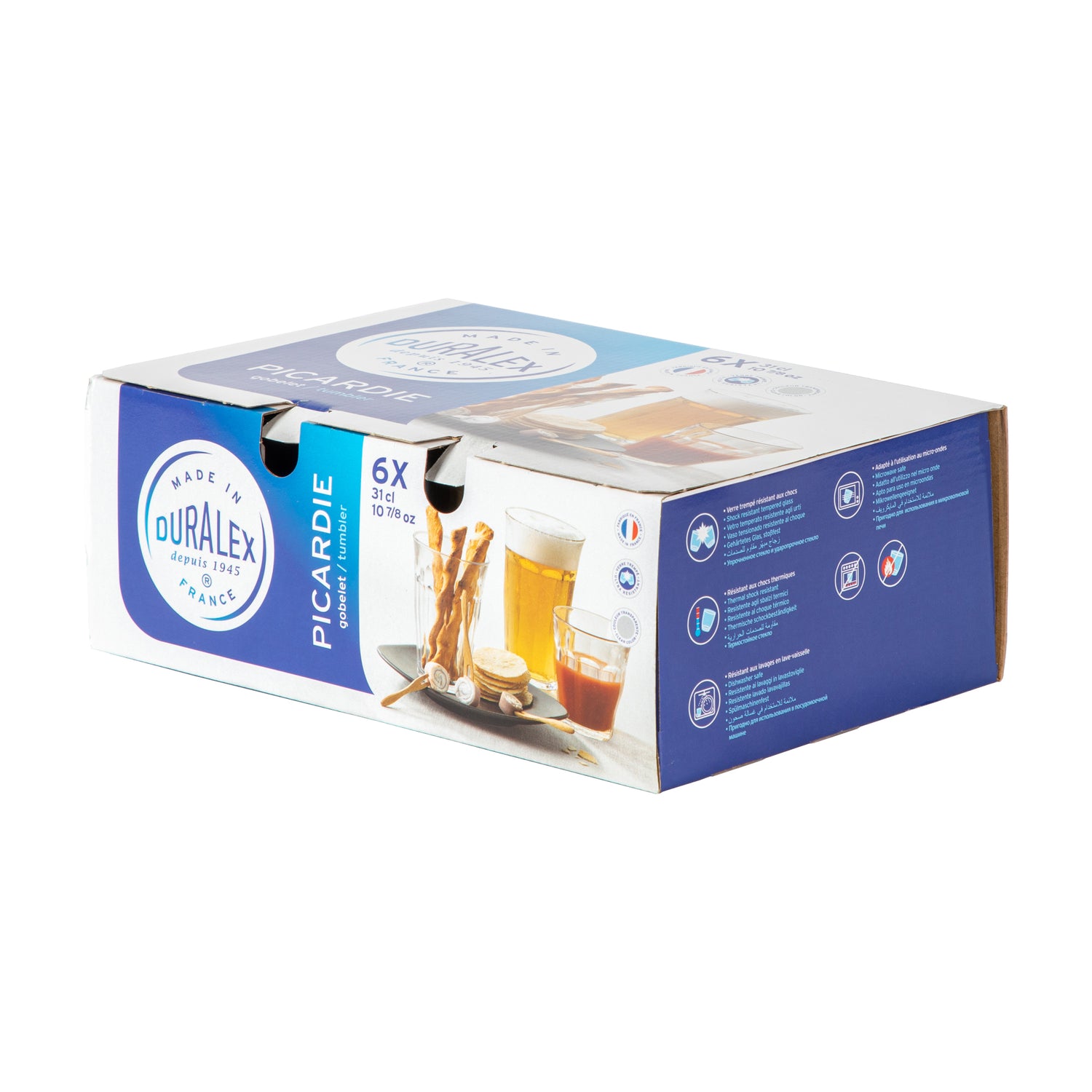 Duralex Picardie Traditional Glass Drinking Tumbler - 310ml