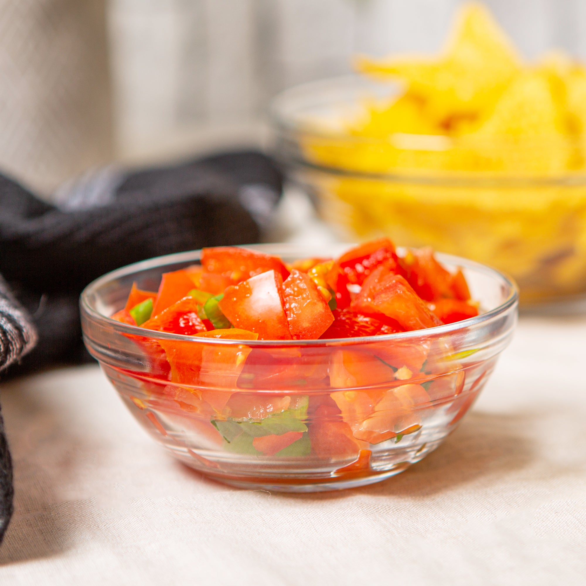 Duralex Lys Clear Stacking Glass Food Bowl - 120mm