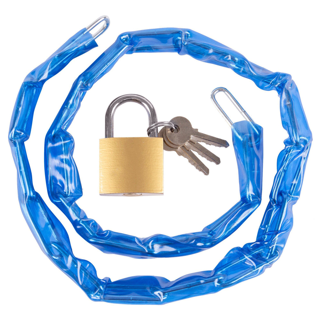Blue 90cm Chain & Padlock - By Blackspur