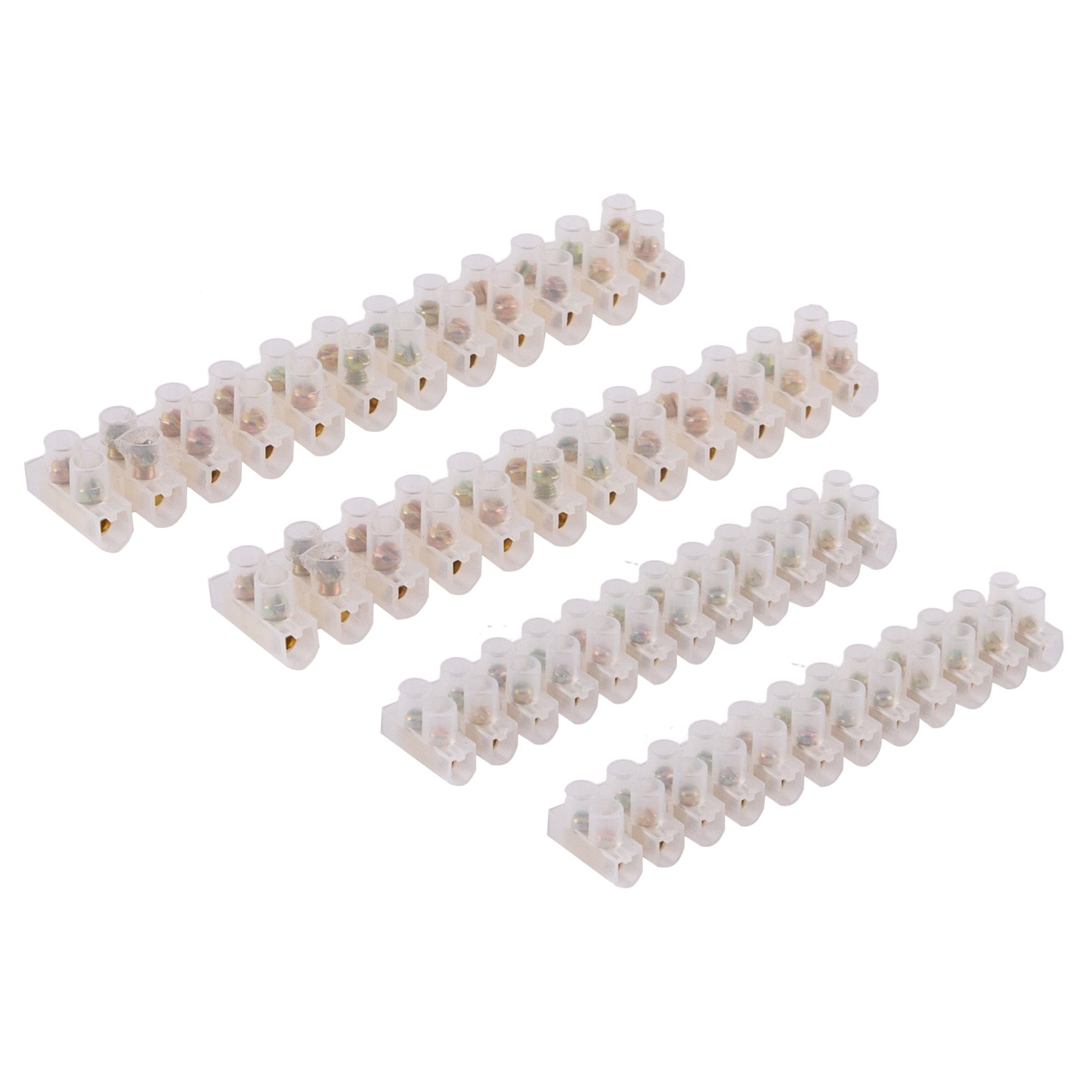 4pc Polyethylene Terminal Blocks Set - 2 Sizes - By Blackspur