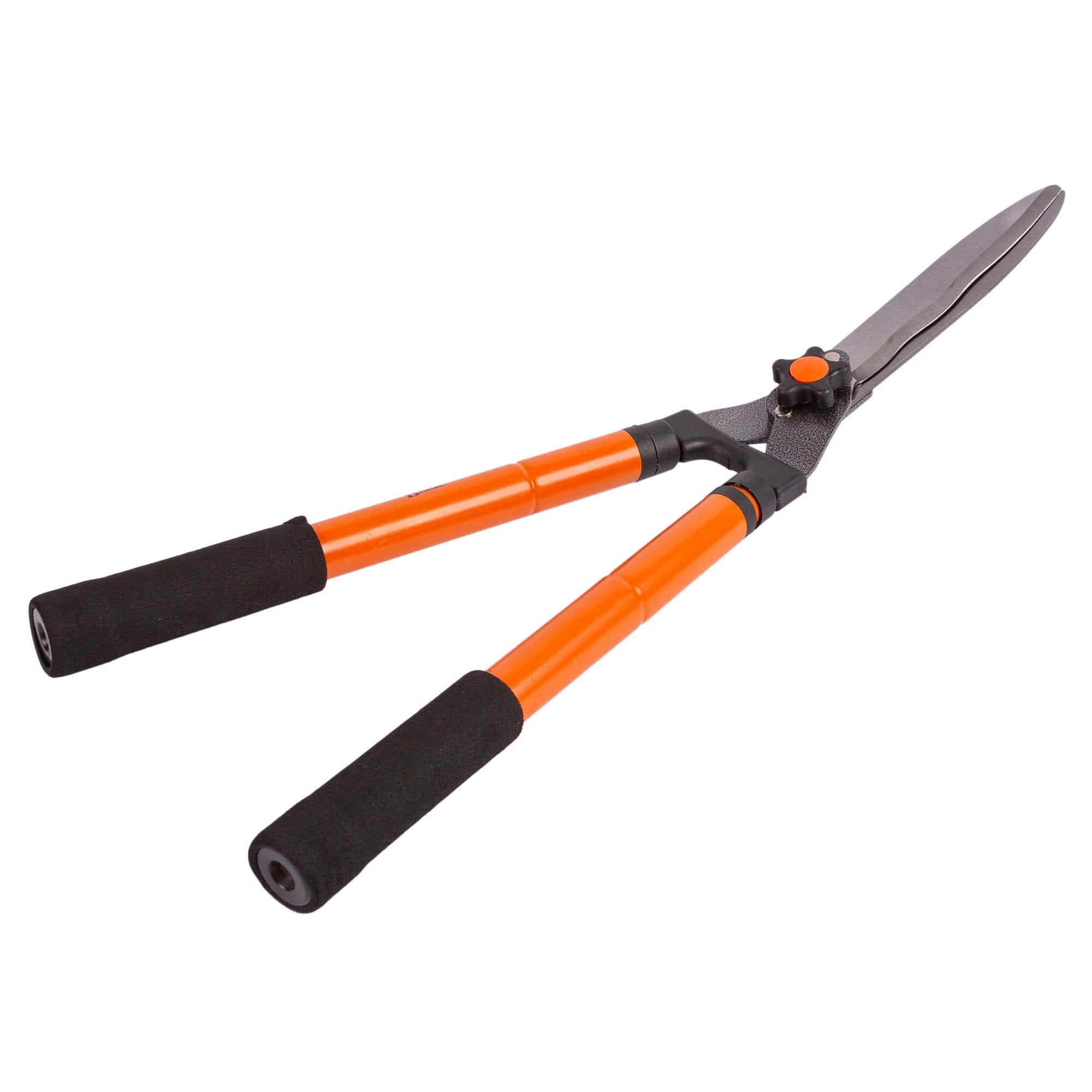 Red 33.5-55.5cm Carbon Steel Telescopic Hedge Shears - By Green Blade