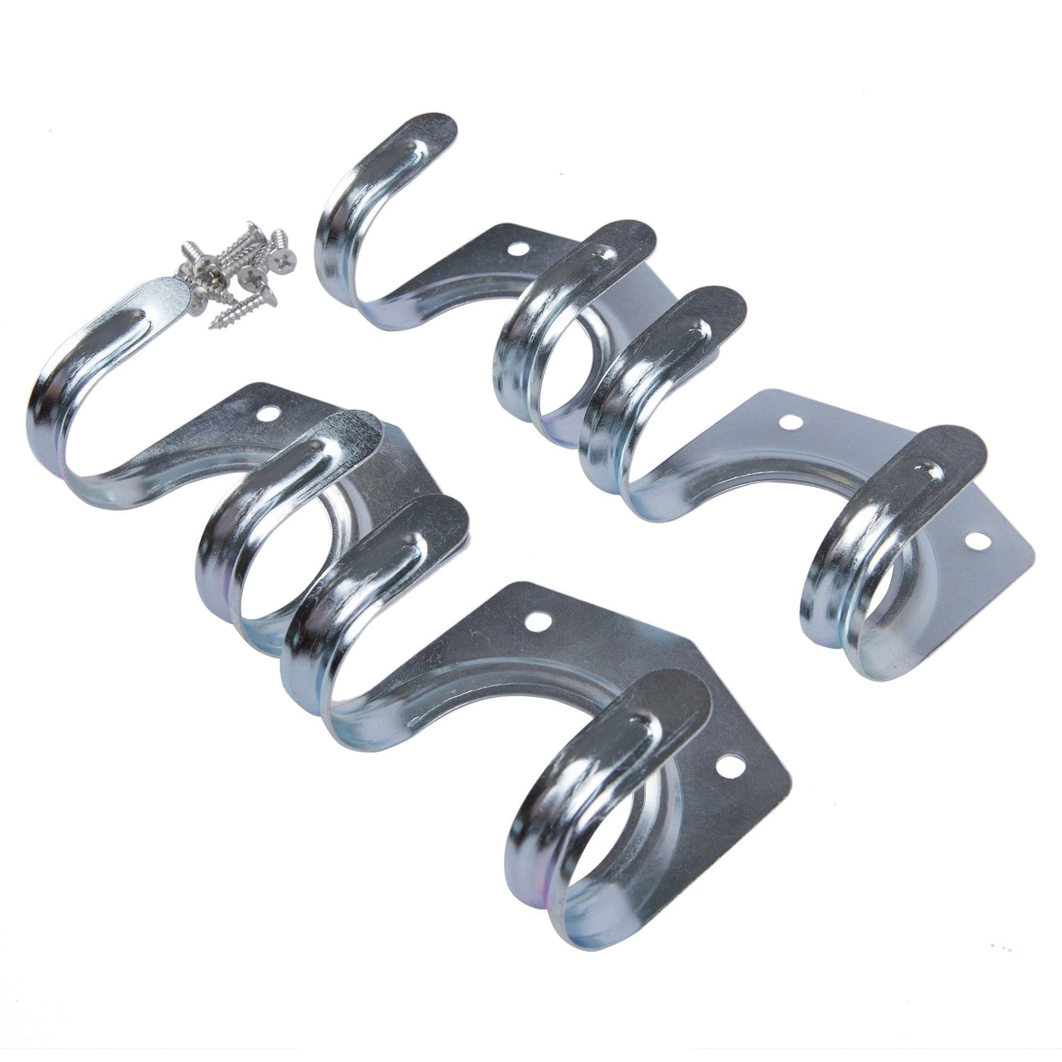 Carbon Steel Tool Storage Hooks - Pack of 4 - By Blackspur