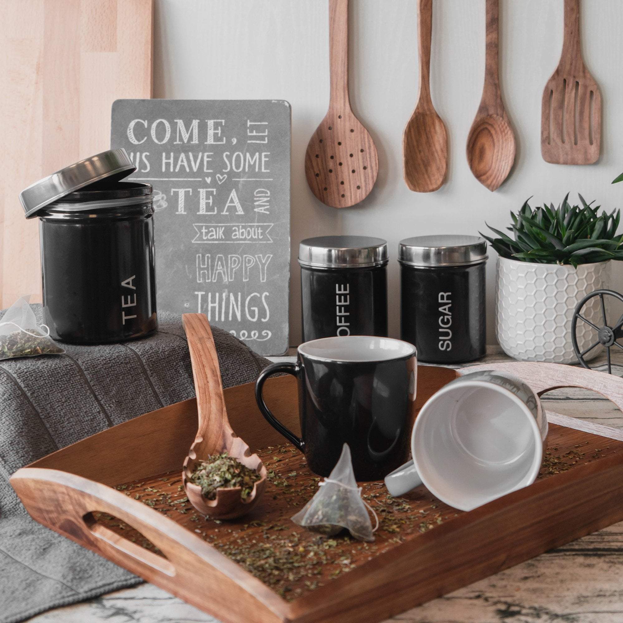 tea coffee and sugar sets