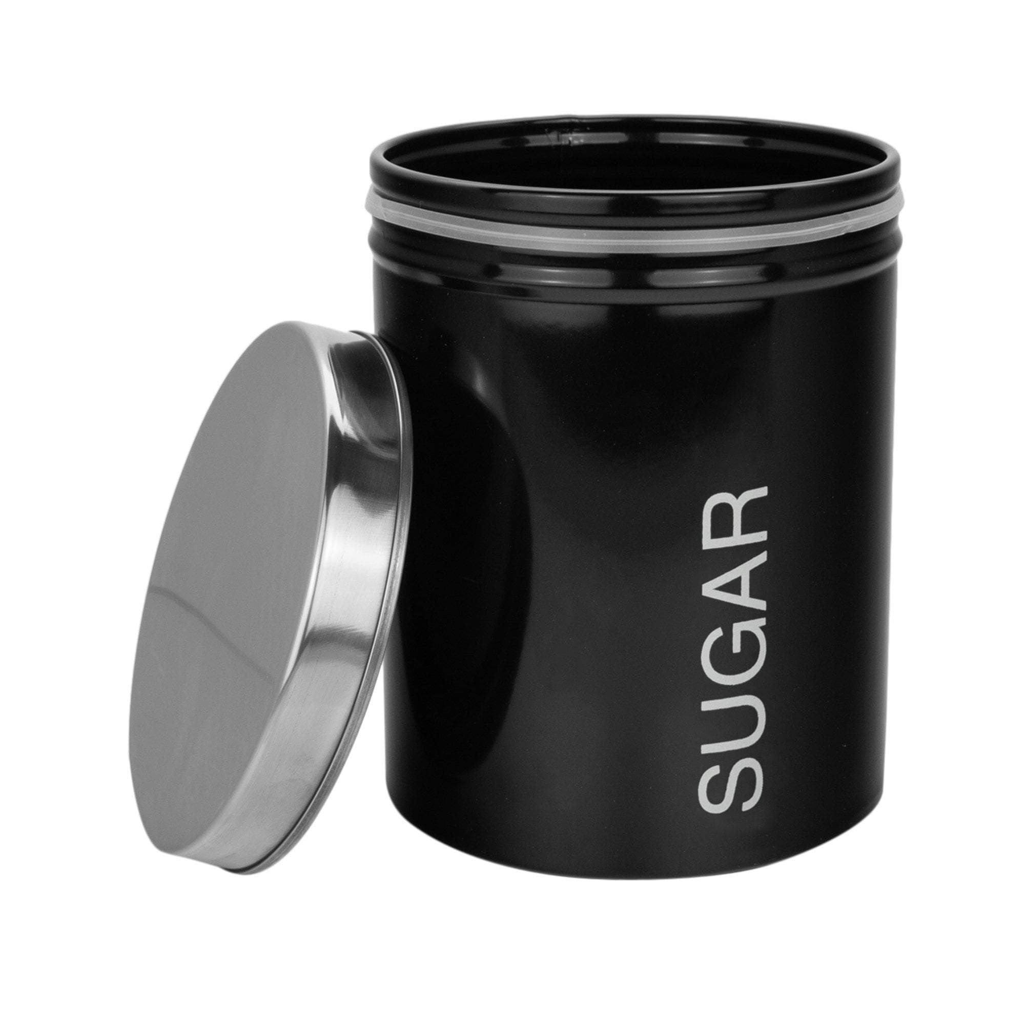 black tea coffee sugar canisters
