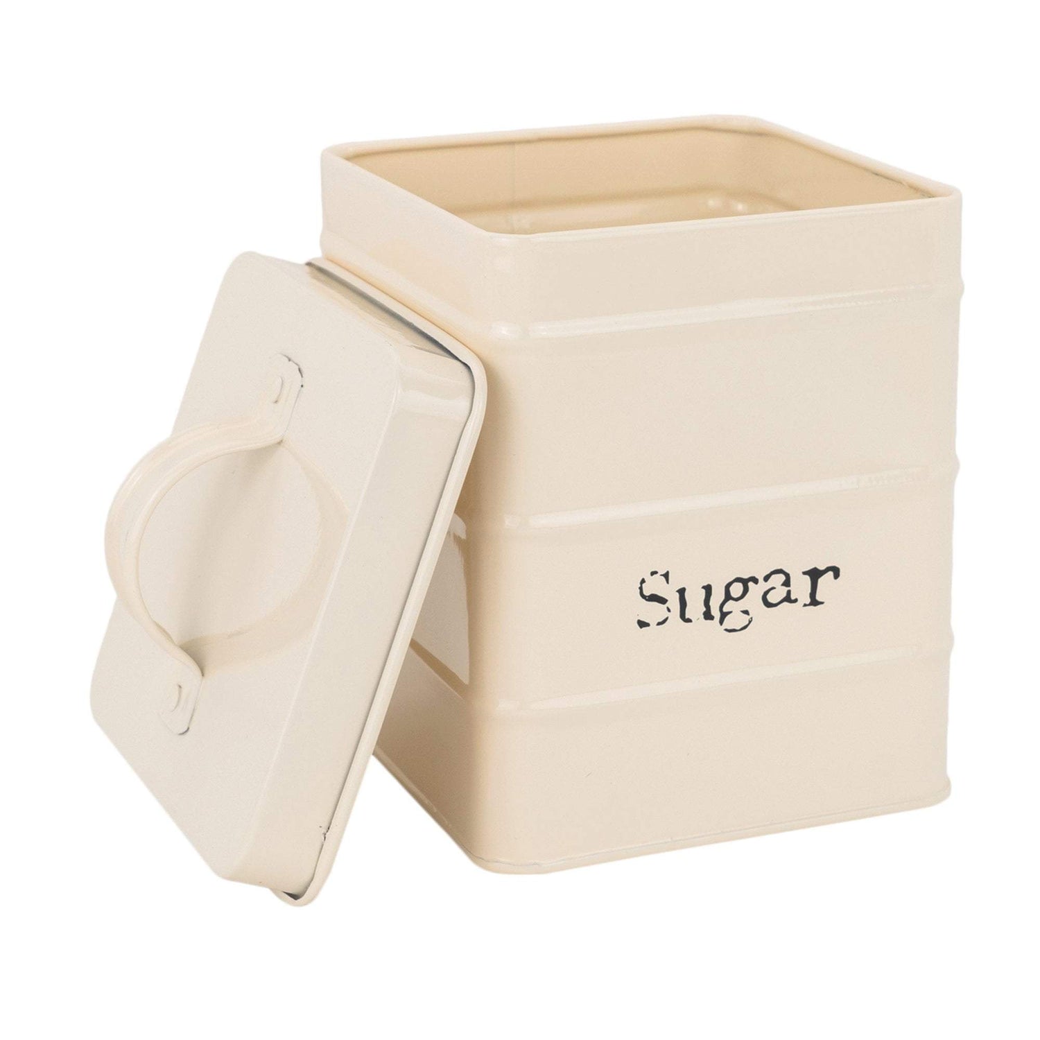 cream tea coffee sugar canisters