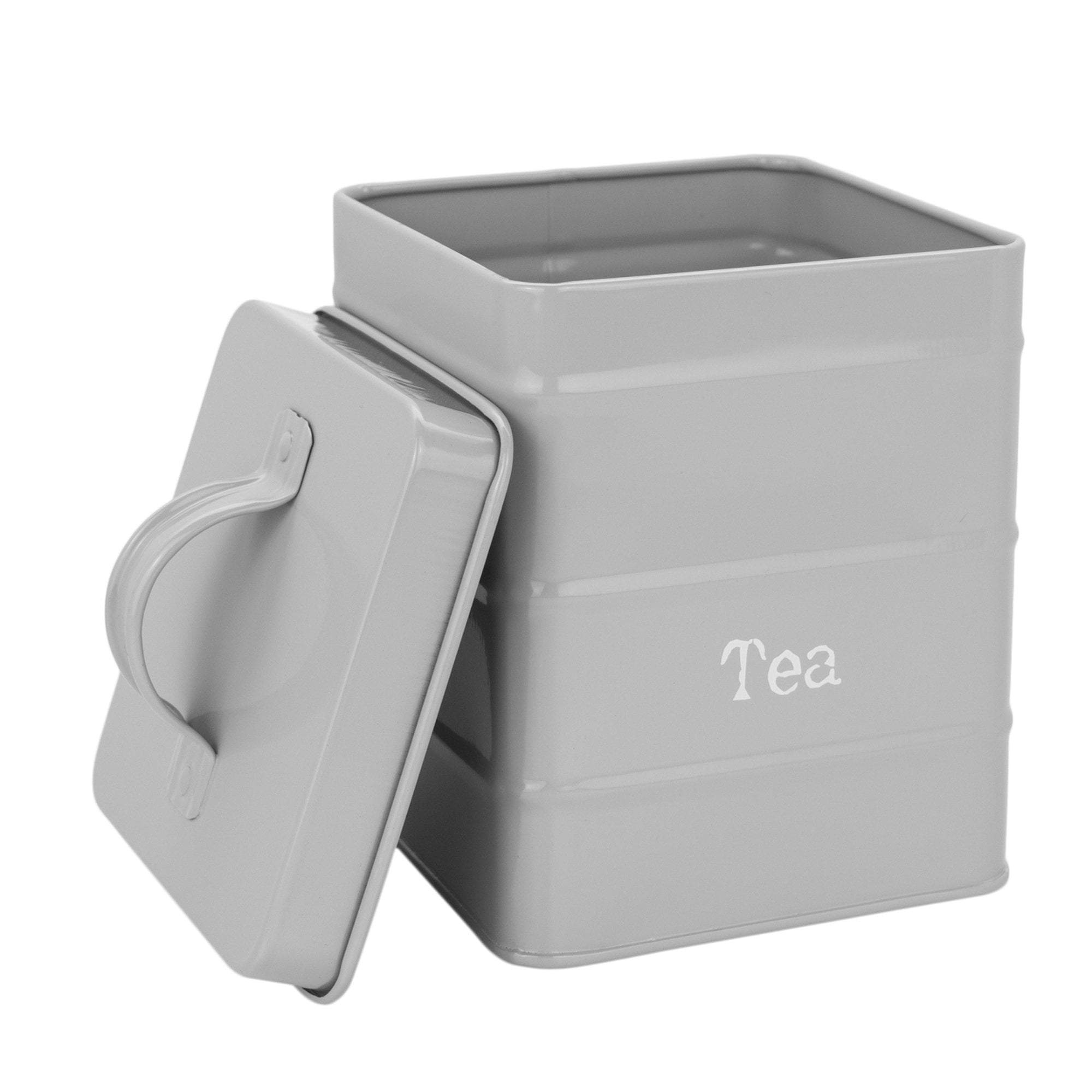 silver tea coffee sugar canisters