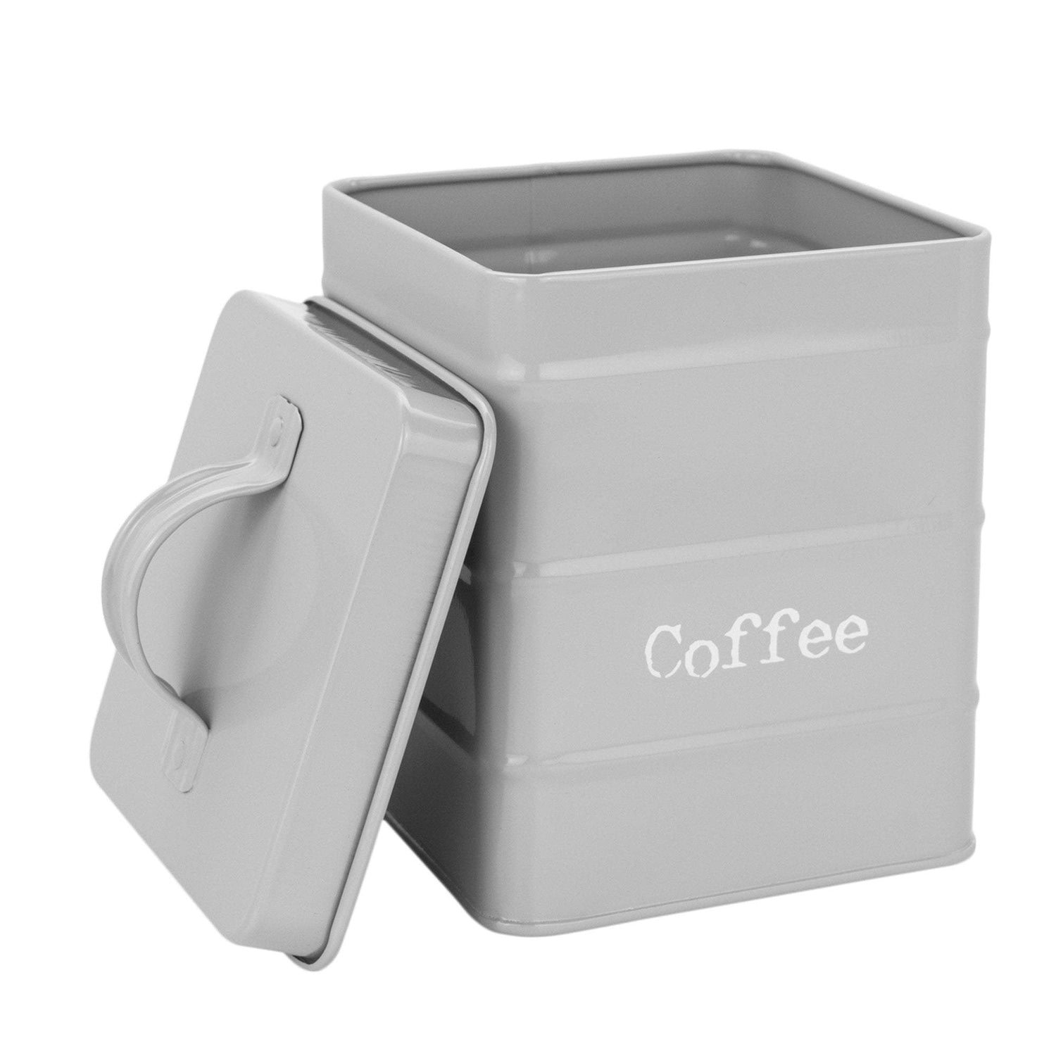 silver tea coffee sugar canisters