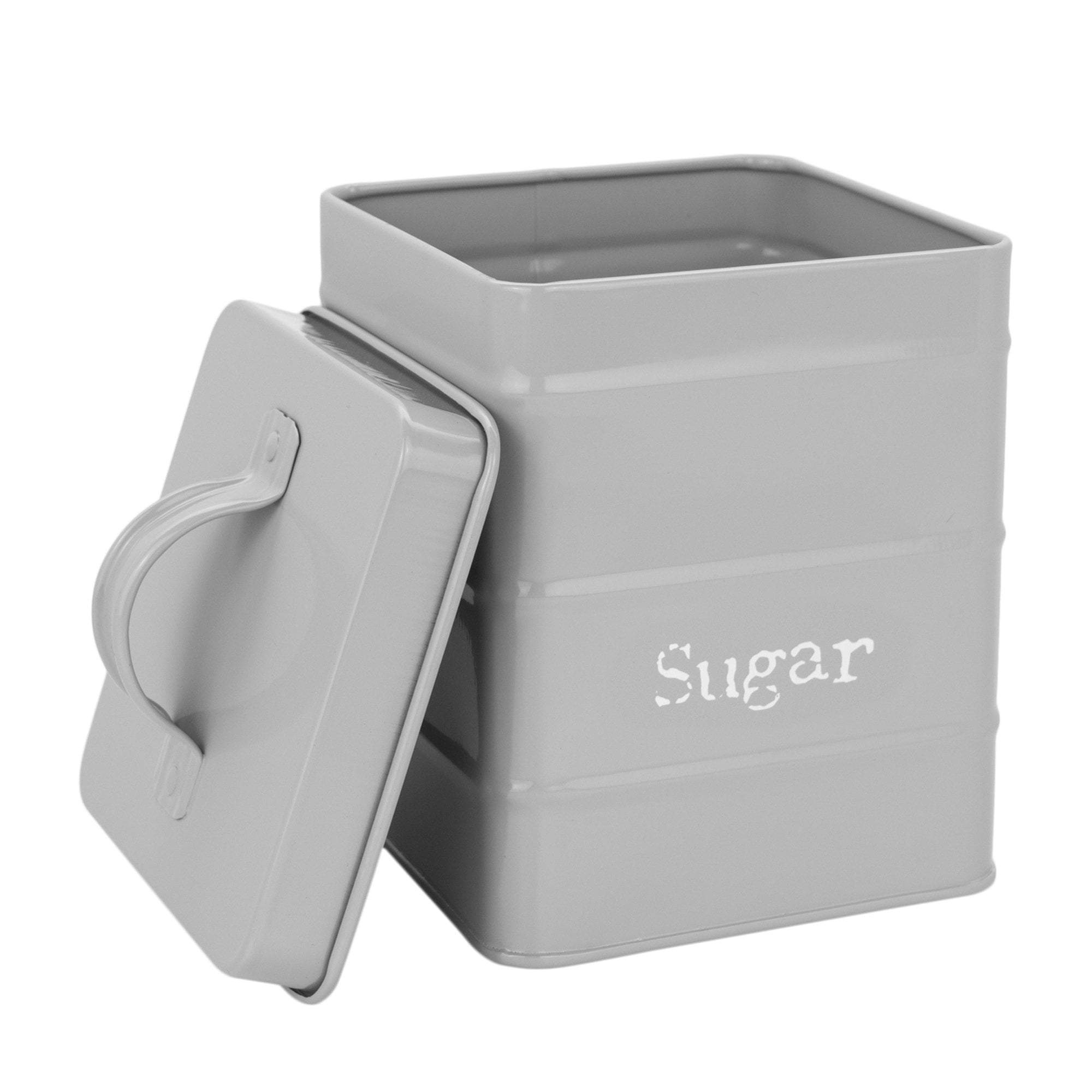 silver tea coffee sugar canisters