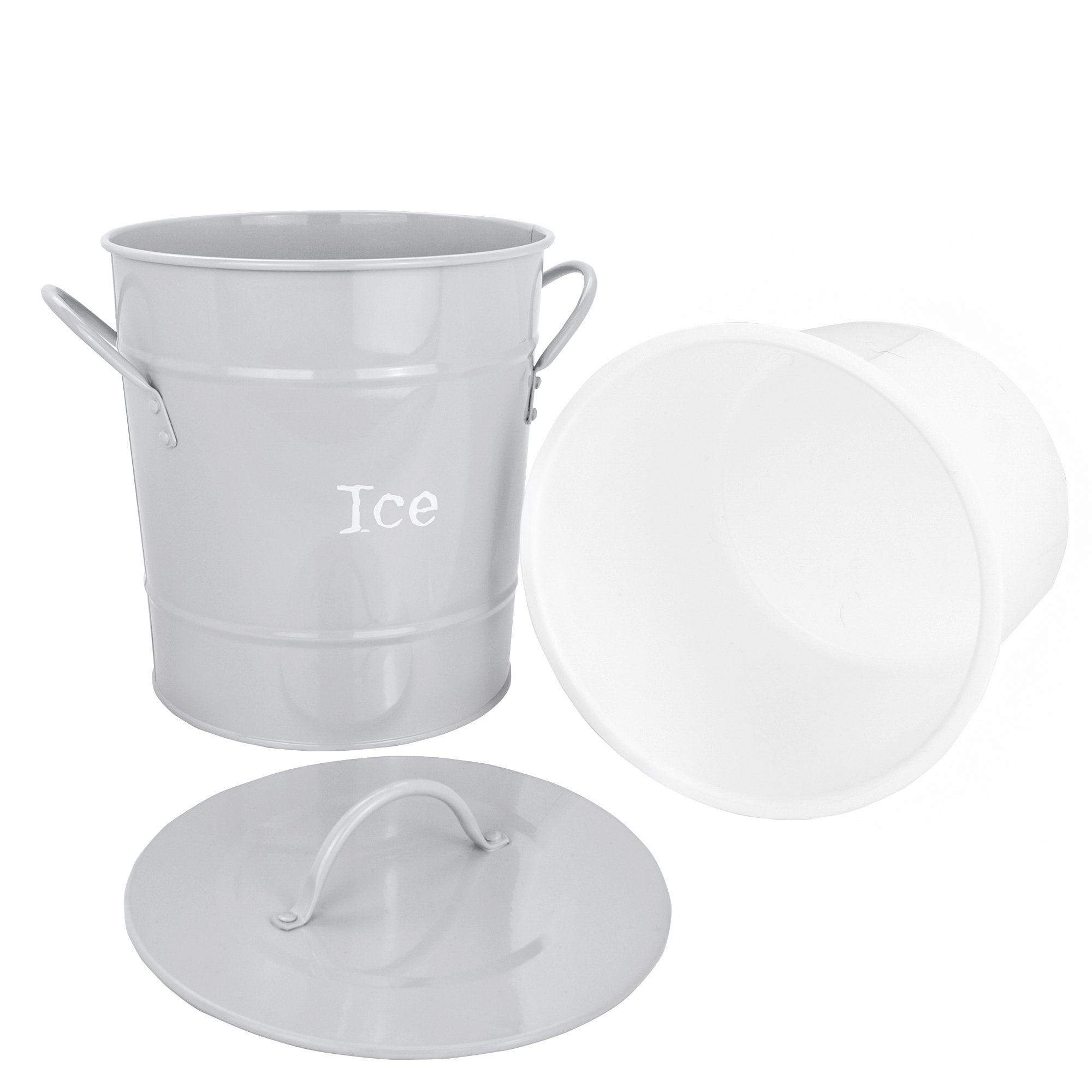 Harbour Housewares Ice Bucket with Lid & Scoop