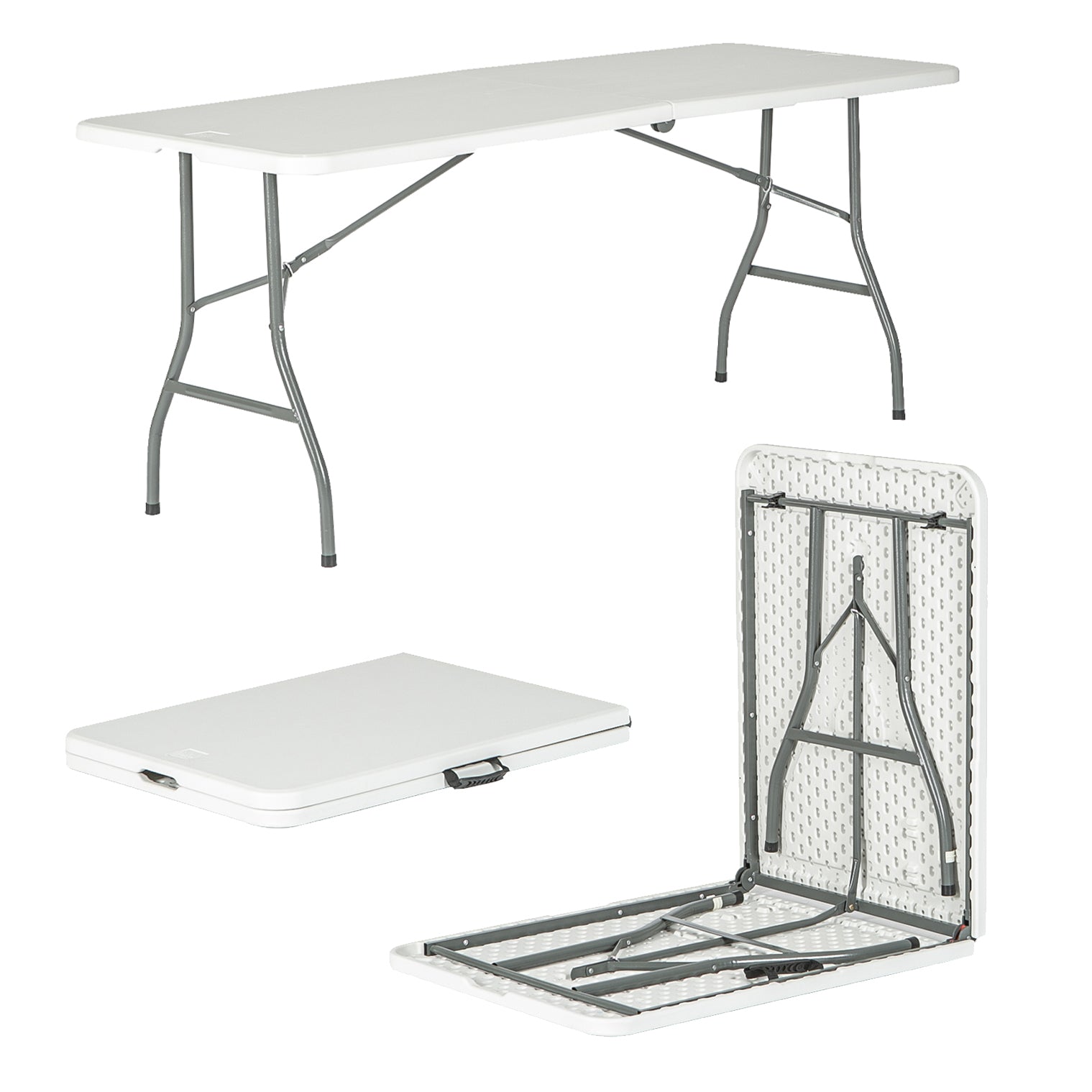 Harbour Housewares Trestle Folding Table - 6ft - Pallet of 28