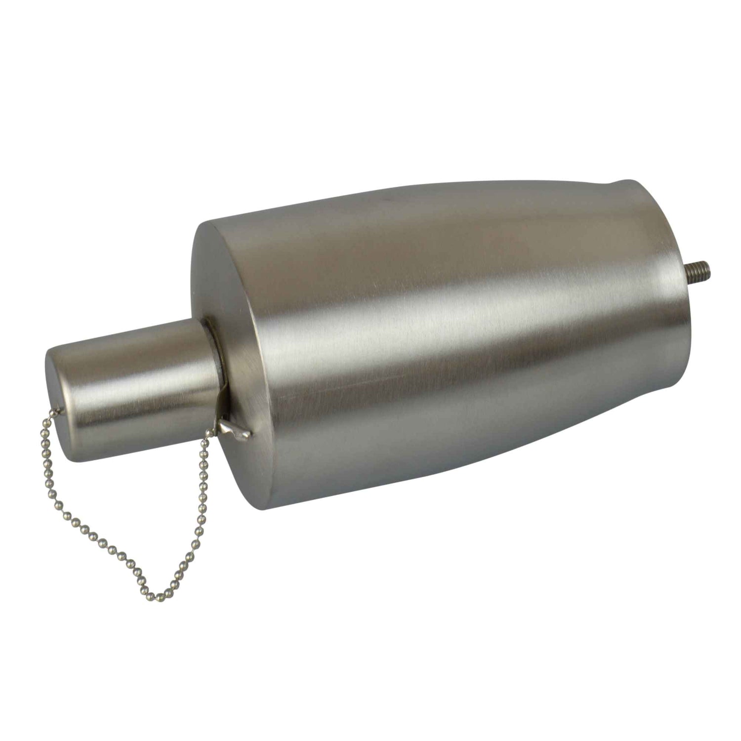 Harbour Housewares Outdoor Fire Torches - Silver - Round Design