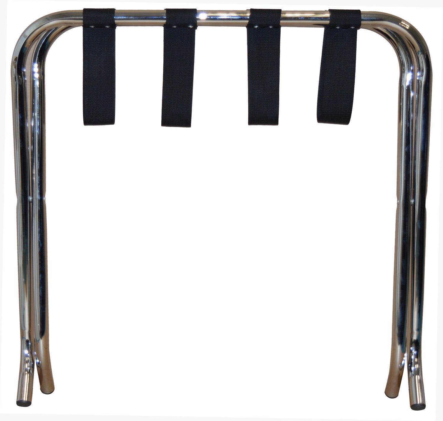 Harbour Housewares Folding Metal Luggage Rack - Chrome
