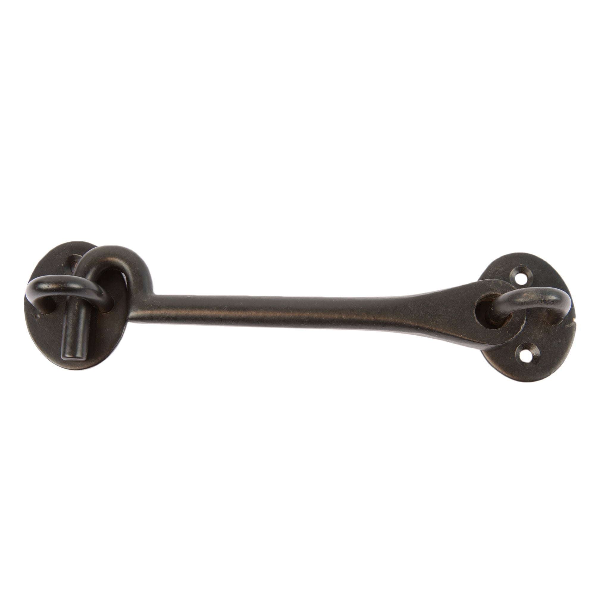 175mm Black Rustic Cabin Hook and Eye