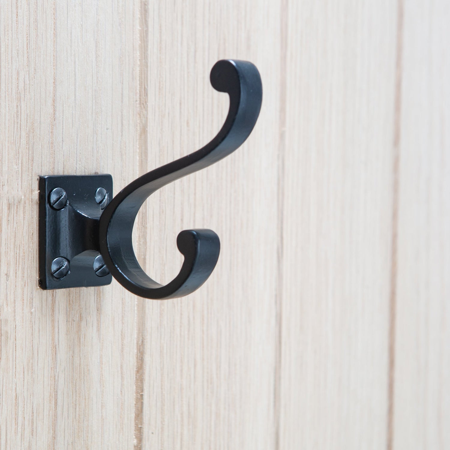 Square Back Hat & Coat Hook - W35mm x H80mm