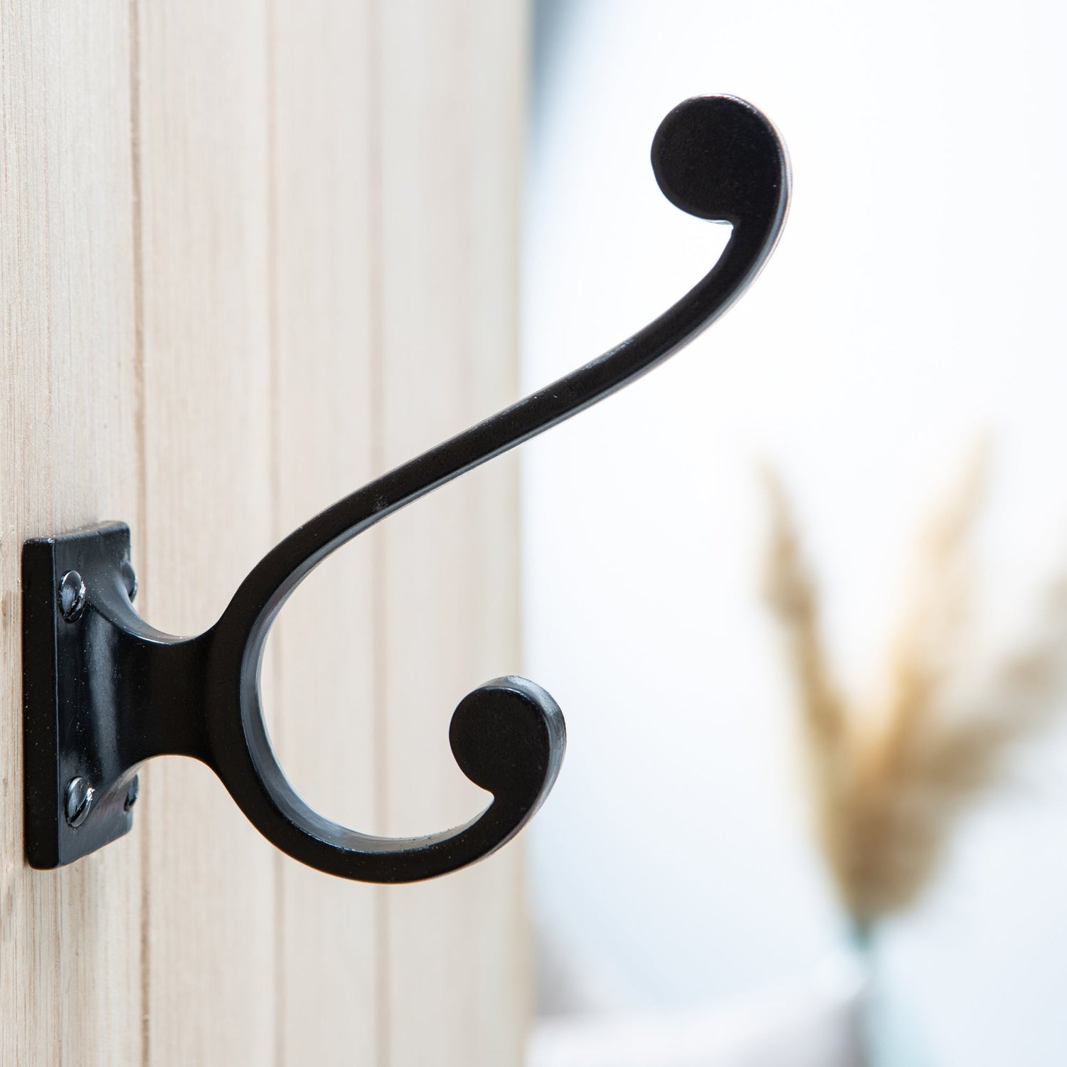 Square Back Hat & Coat Hook - W35mm x H105mm