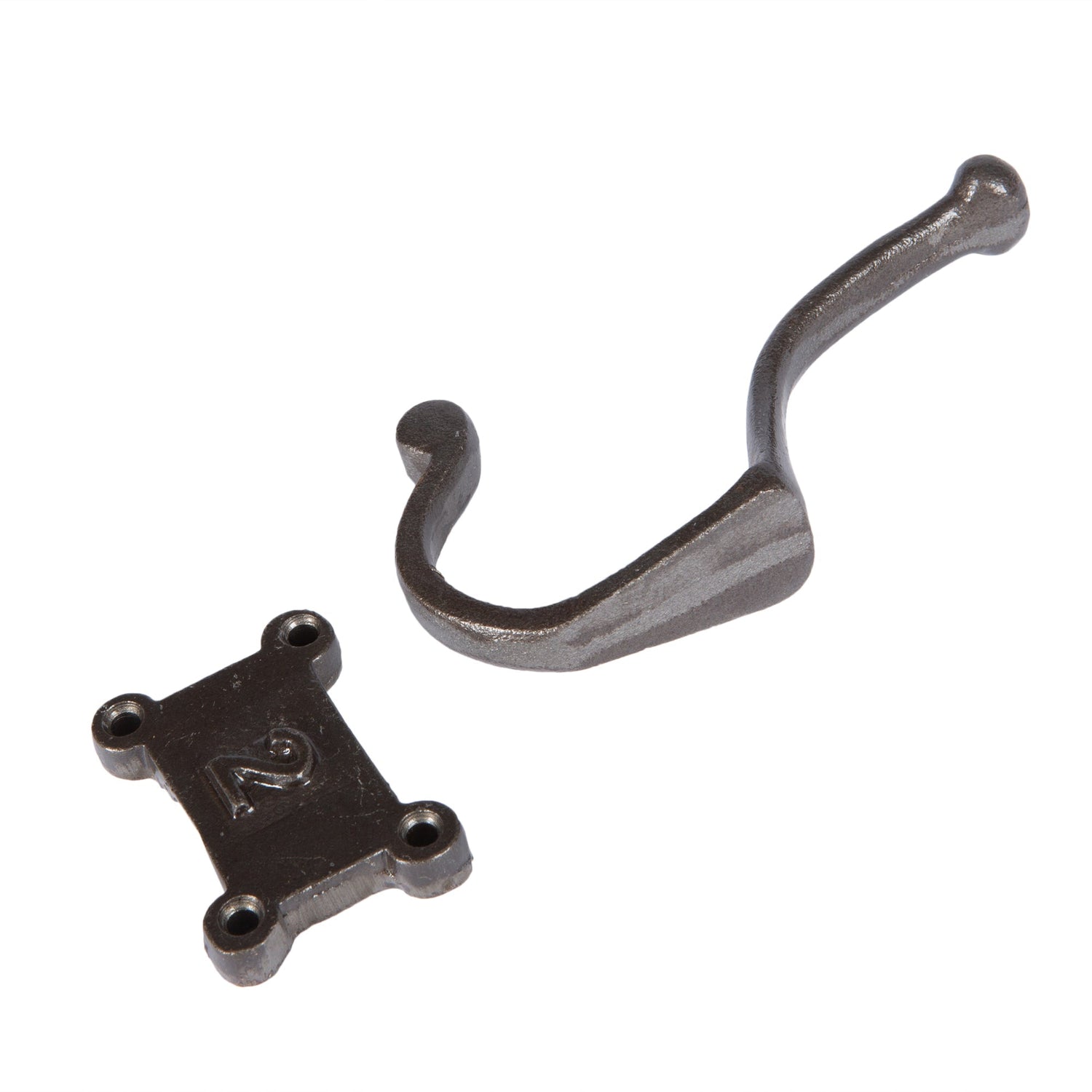 Number 2 Cast Iron 50 x 115mm Double Wall Hook