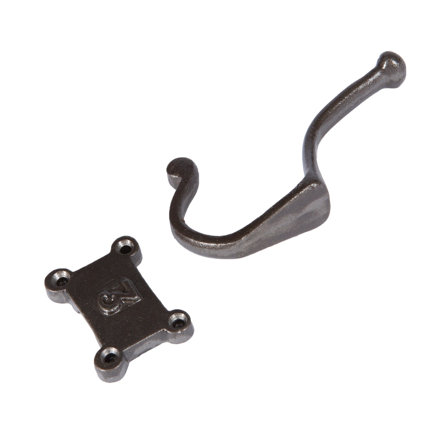 Number 3 Cast Iron 50 x 115mm Double Wall Hook