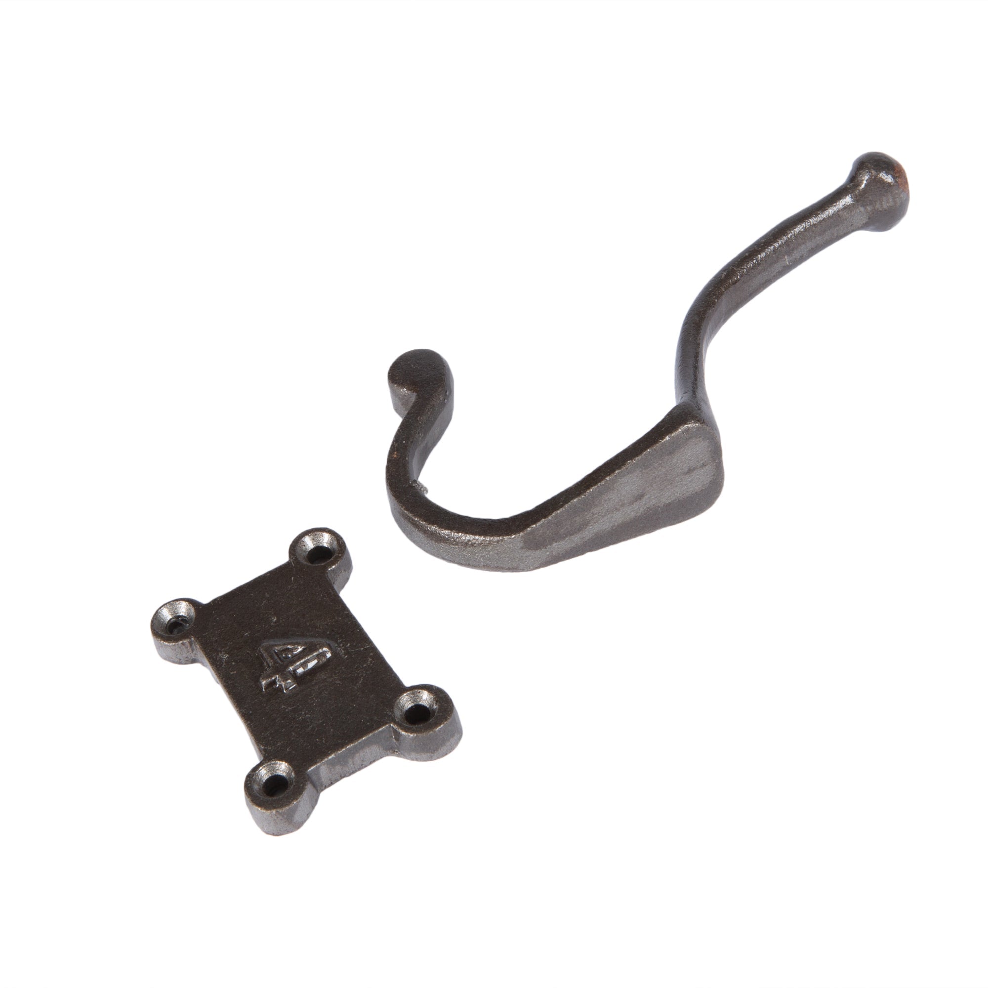 Number 4 Cast Iron 50 x 115mm Double Wall Hook