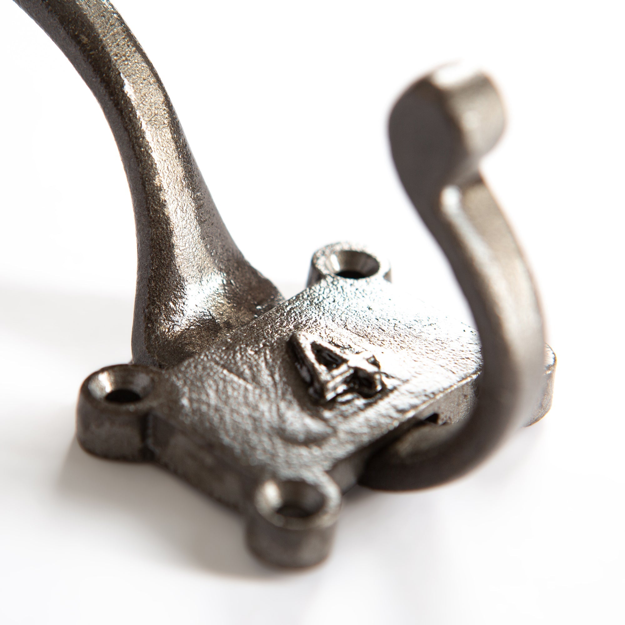 Number 4 Cast Iron 50 x 115mm Double Wall Hook