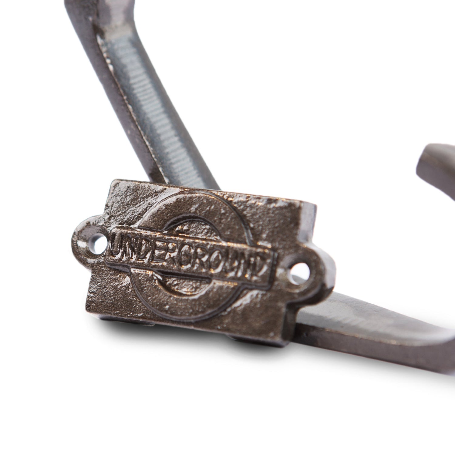 London Underground Hat & Coat Hook - W55mm x H100mm - Raw