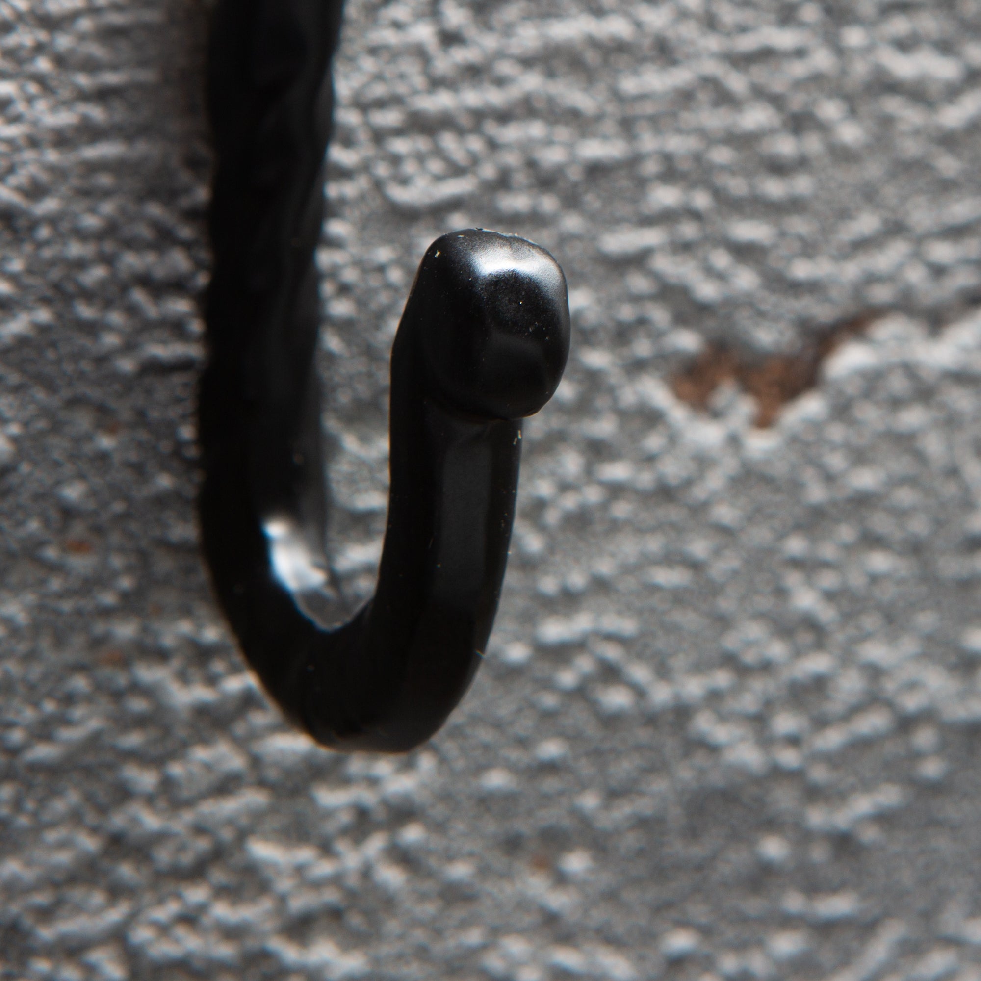 Twisted Nail Hook - W5mm x H40mm - Black