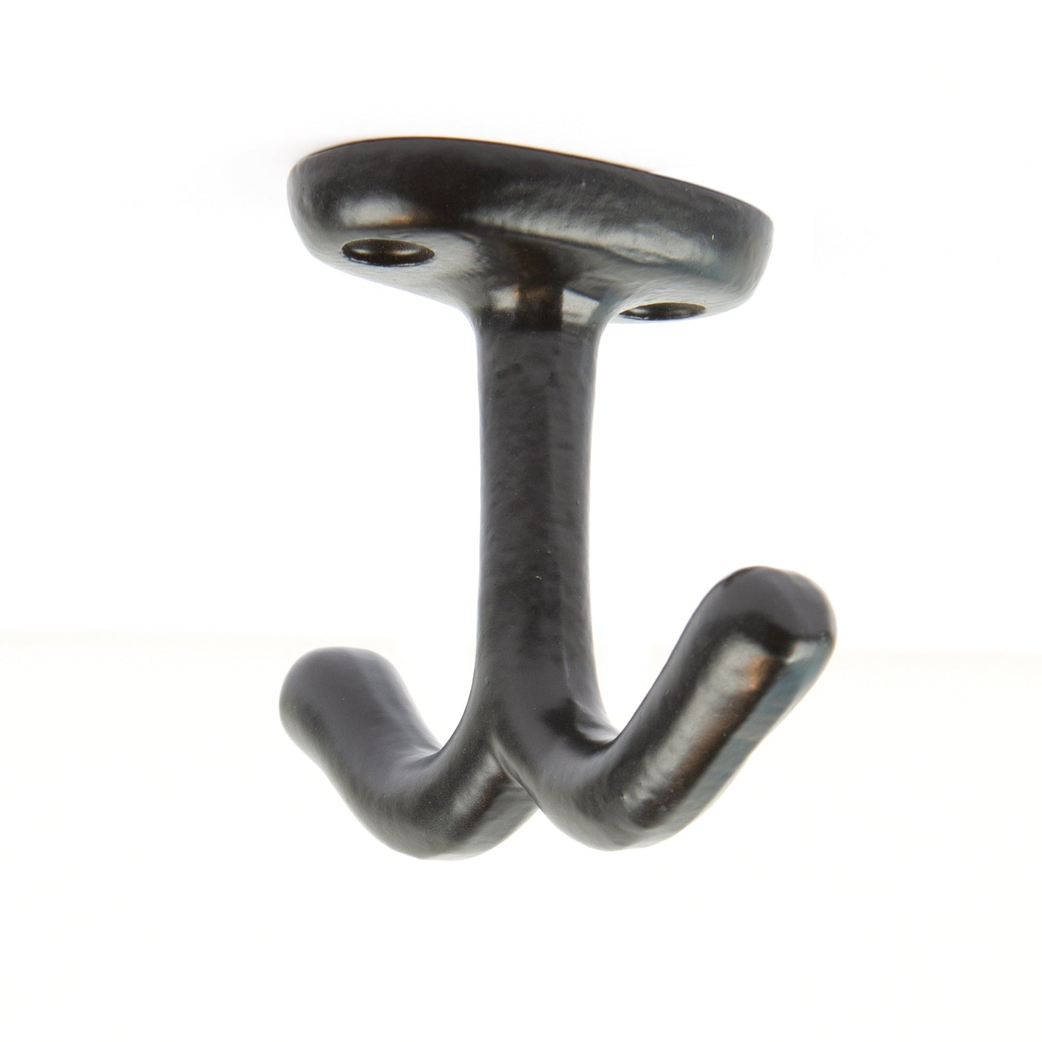 Double Ceiling Hook - W80mm x H60mm - Black