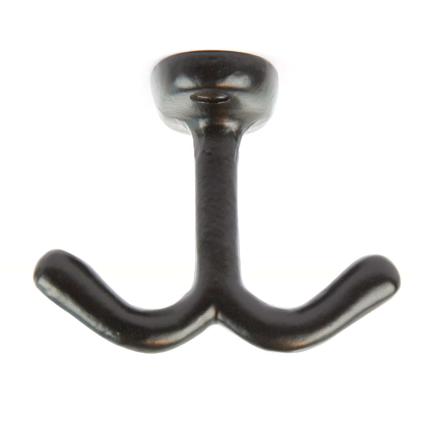 Double Ceiling Hook - W80mm x H60mm - Black