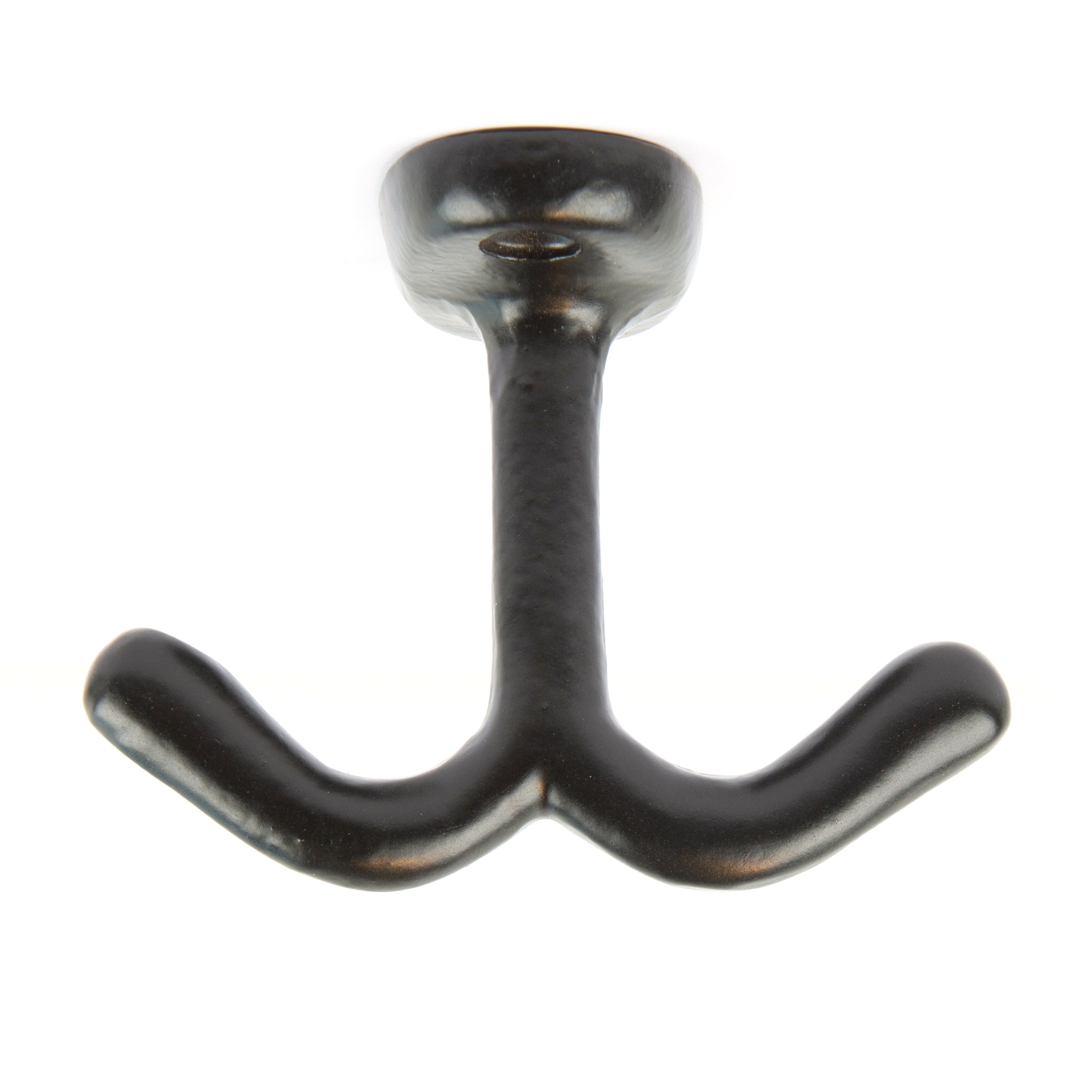 Double Ceiling Hook - W80mm x H60mm - Black