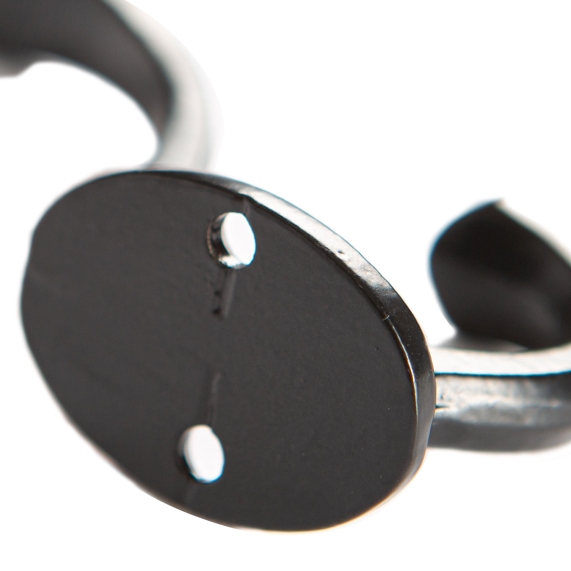 Bevelled End Hat & Coat Hook - W25mm x H85mm - Black