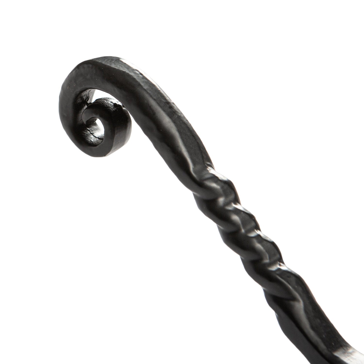Twisted Scroll Hat & Coat Hook - W40mm x H125mm - Black
